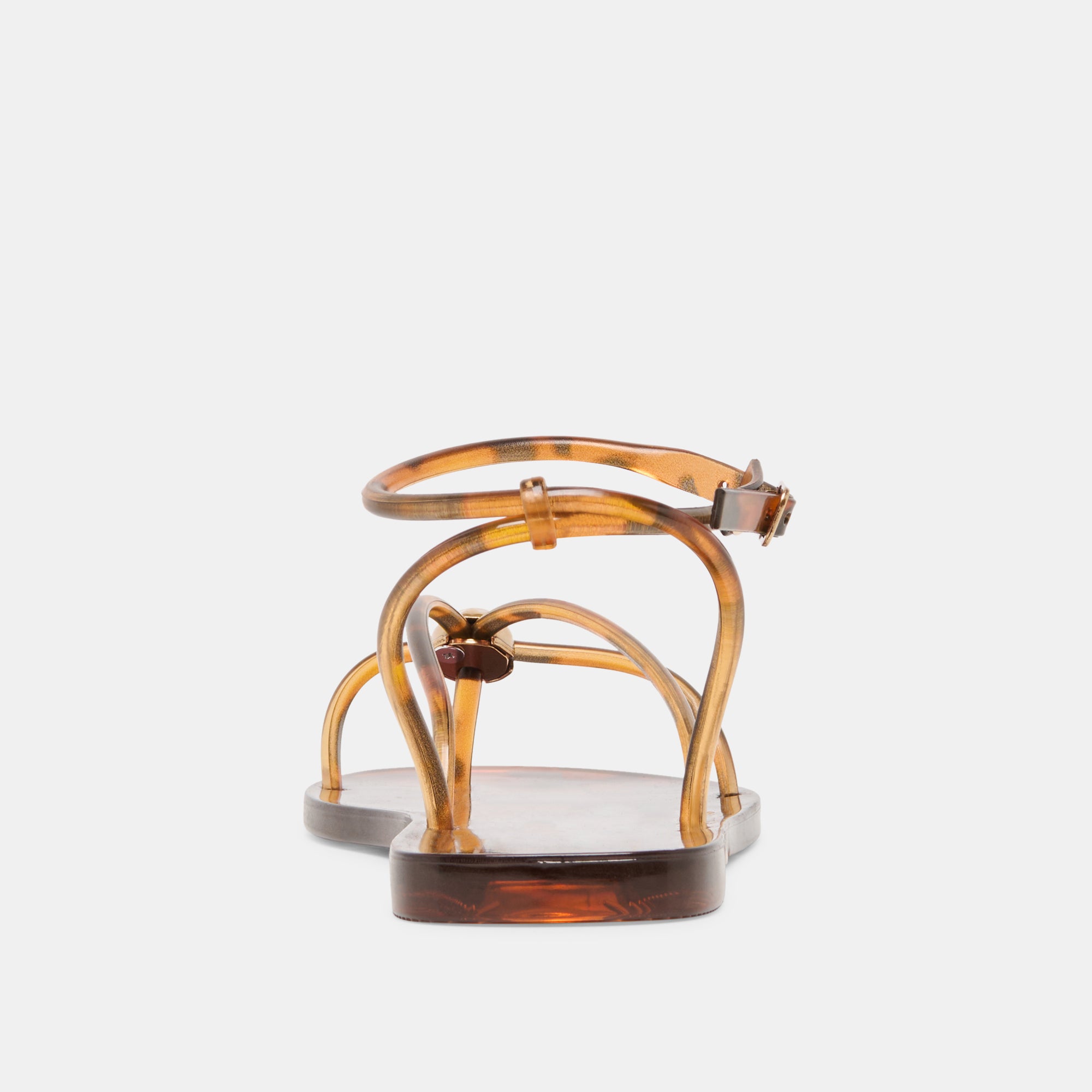 KENLEY VINYL SANDALS TORTOISE JELLY - Image 10