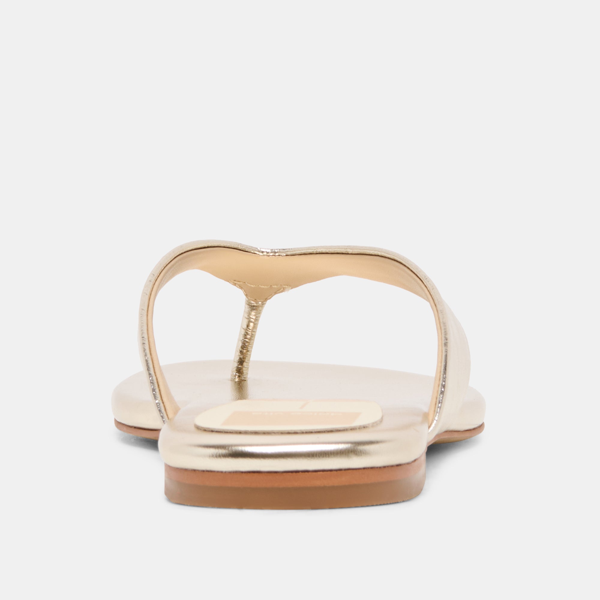 LINNET SANDALS LT GOLD LEATHER - Image 7