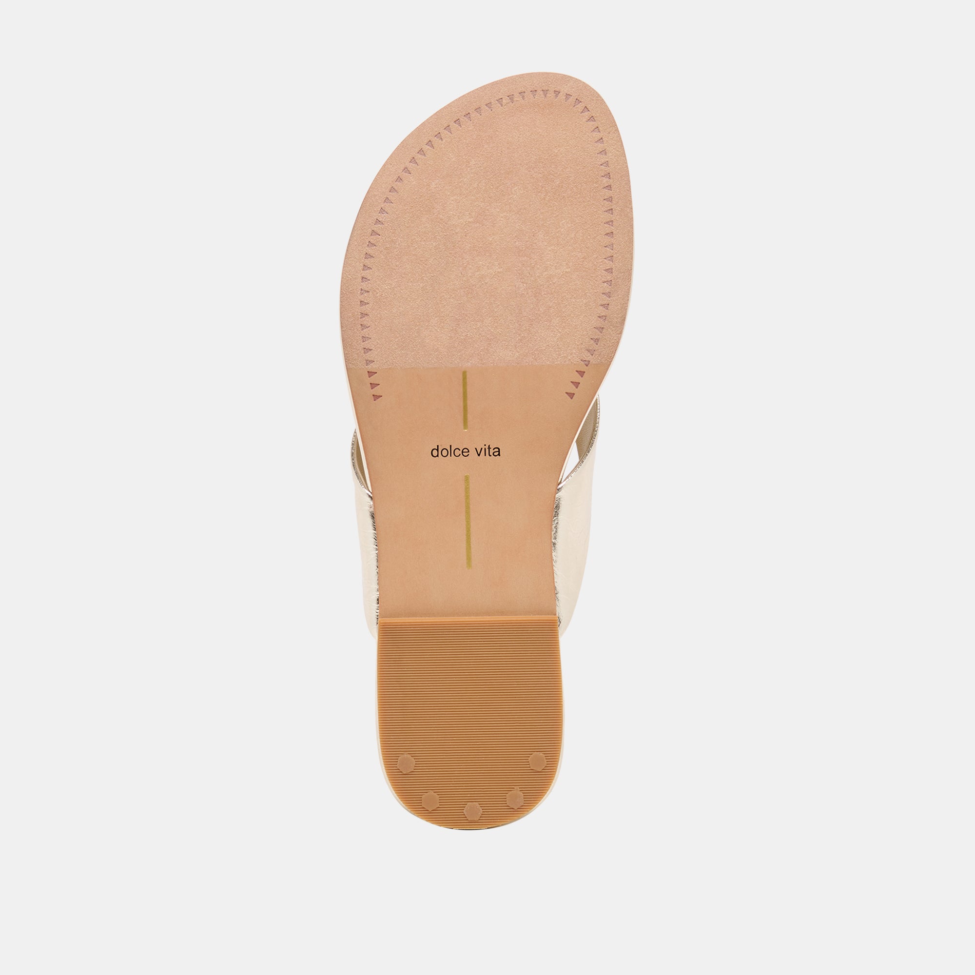 LINNET SANDALS LT GOLD LEATHER - Image 9