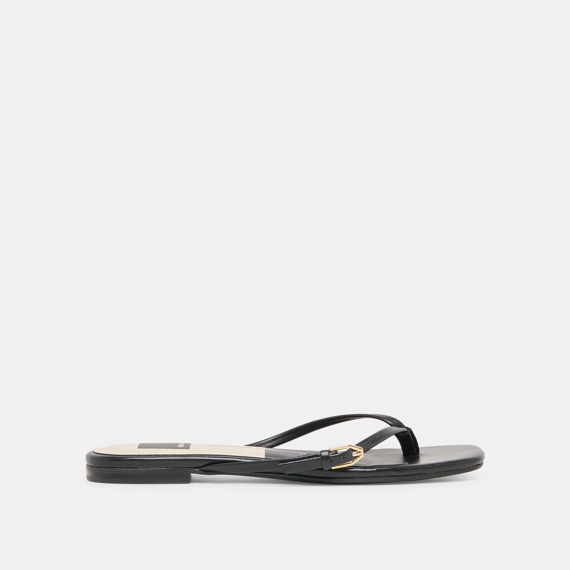MALTA SANDALS BLACK LEATHER