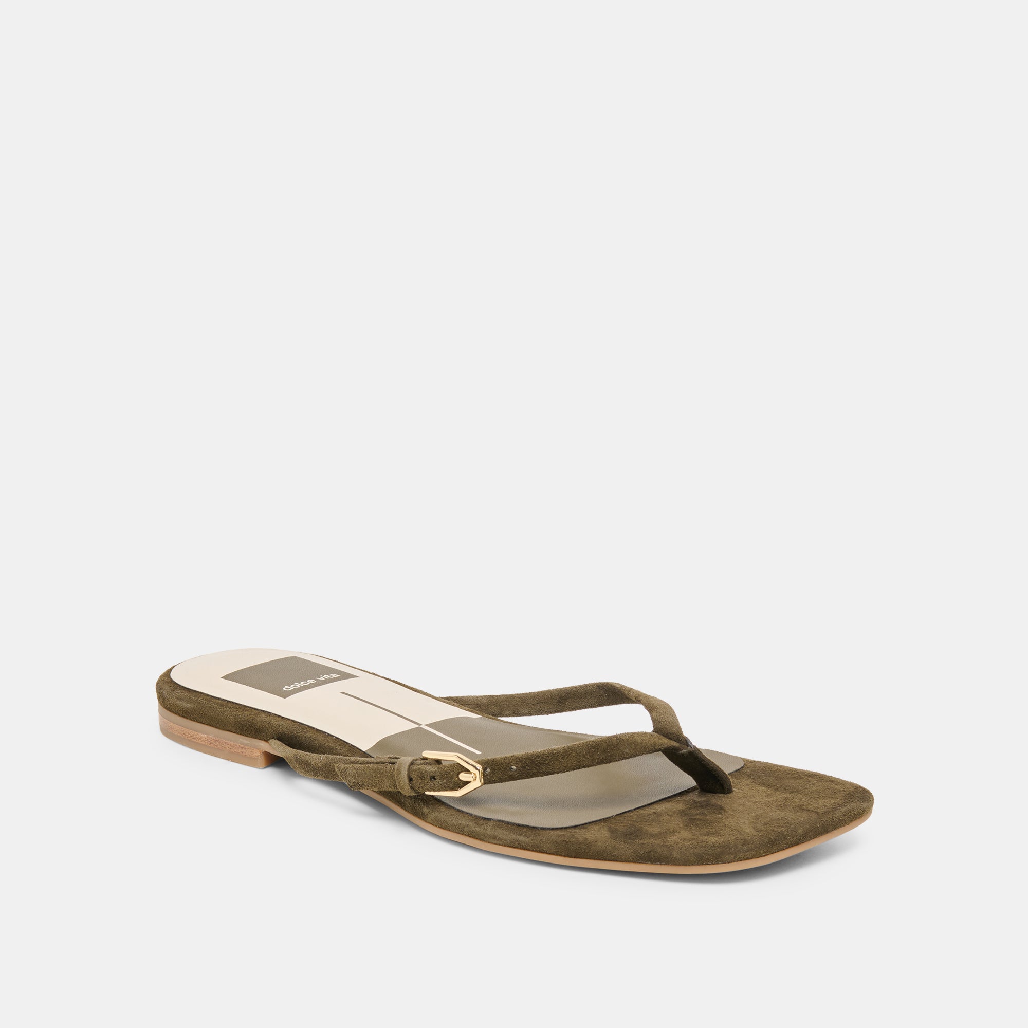 MALTA SANDALS DK OLIVE SUEDE - Image 2