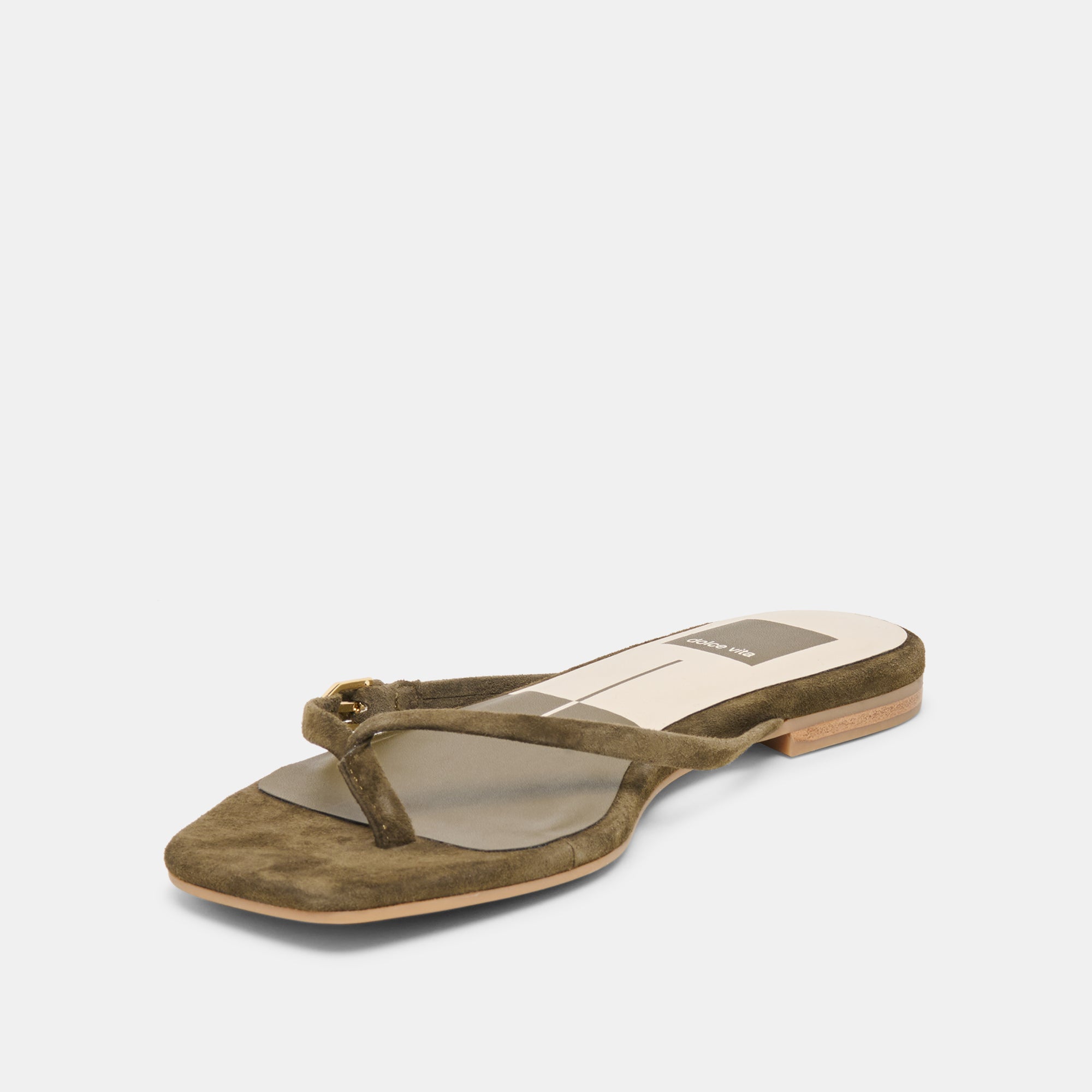 MALTA SANDALS DK OLIVE SUEDE - Image 4