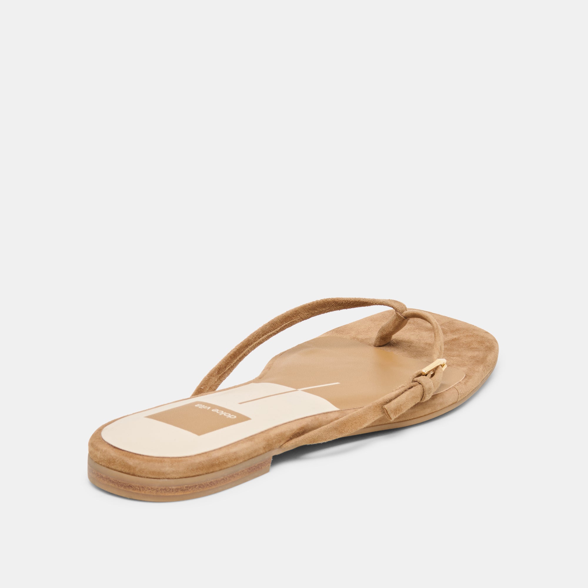 MALTA SANDALS LT BROWN SUEDE - Image 5