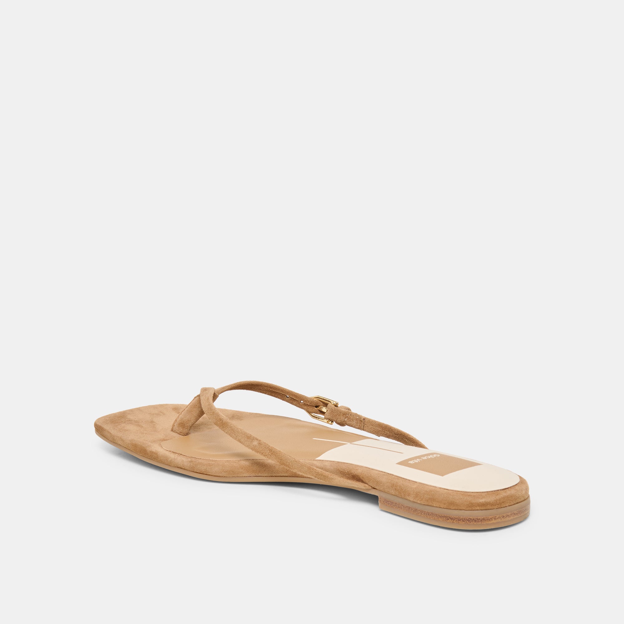 MALTA SANDALS LT BROWN SUEDE - Image 7