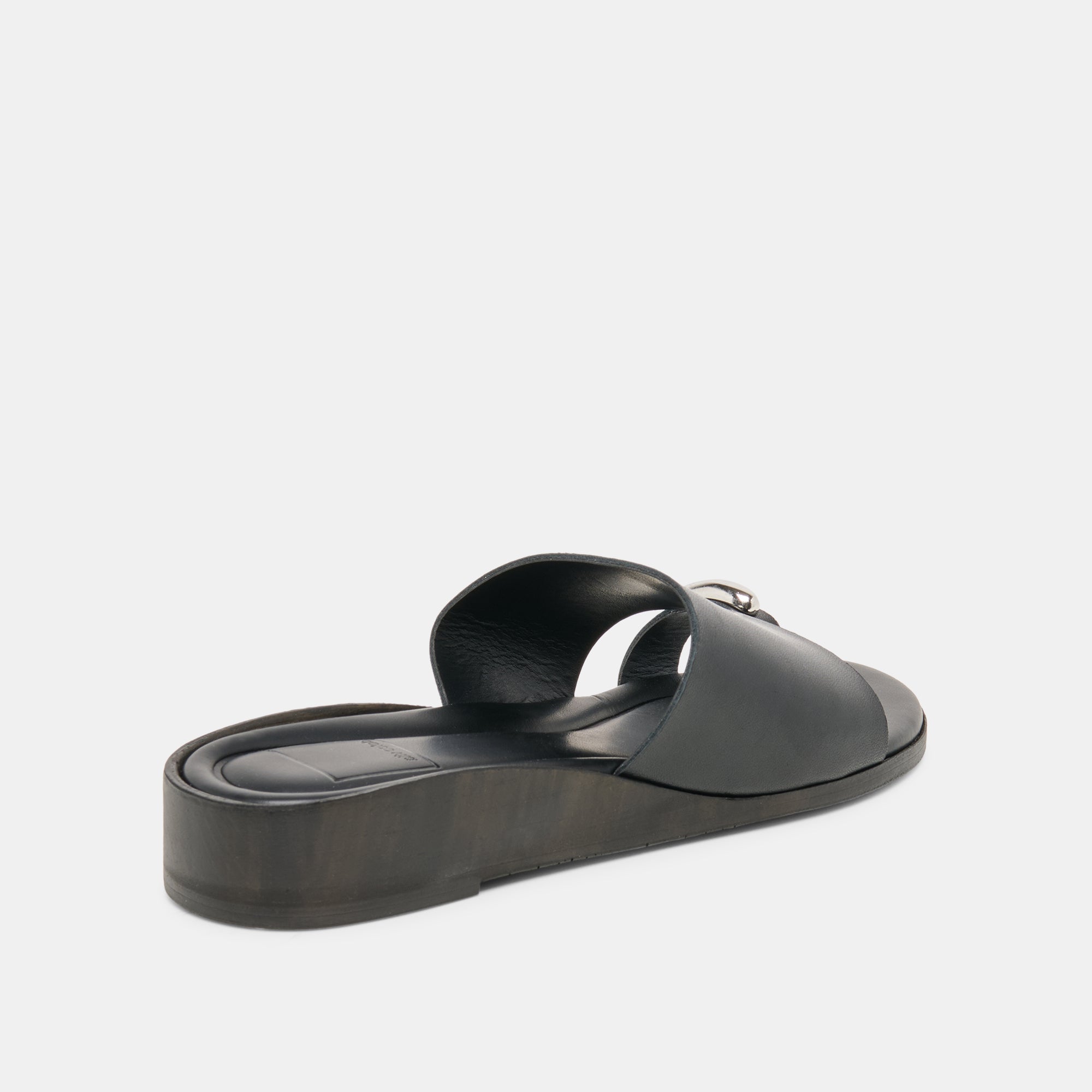 MOXY SANDALS BLACK LEATHER - Image 3