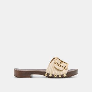 SHERY SANDALS NATURAL RAFFIA