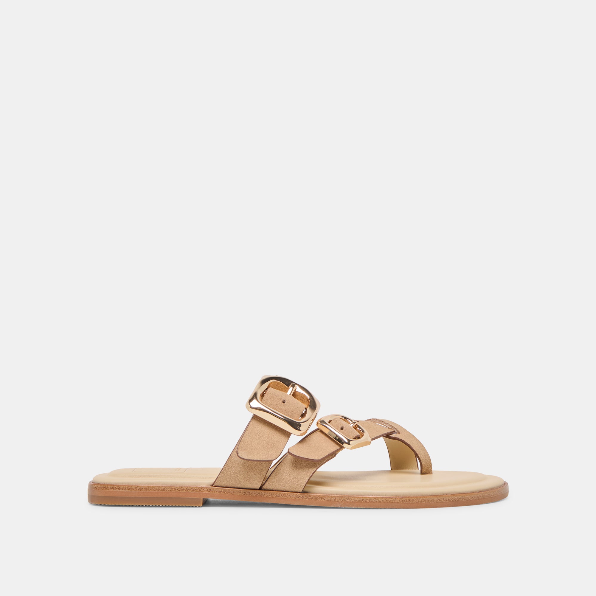SHORE SANDALS CAMEL SUEDE