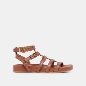 SUSANA SANDALS COGNAC LEATHER