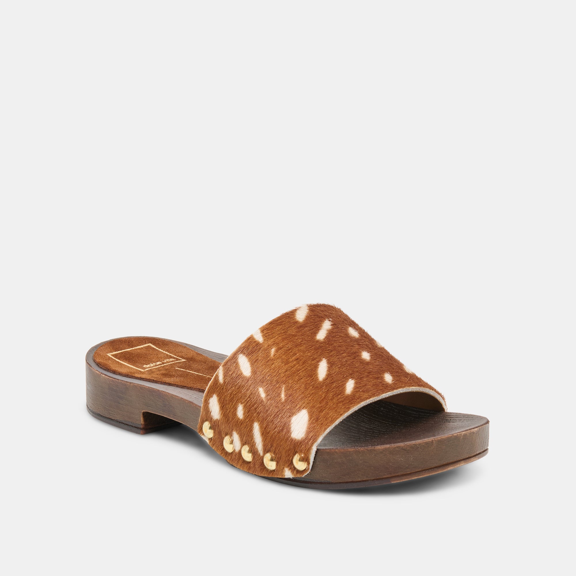 SYMONE SANDALS CHESTNUT CALF HAIR - Image 2