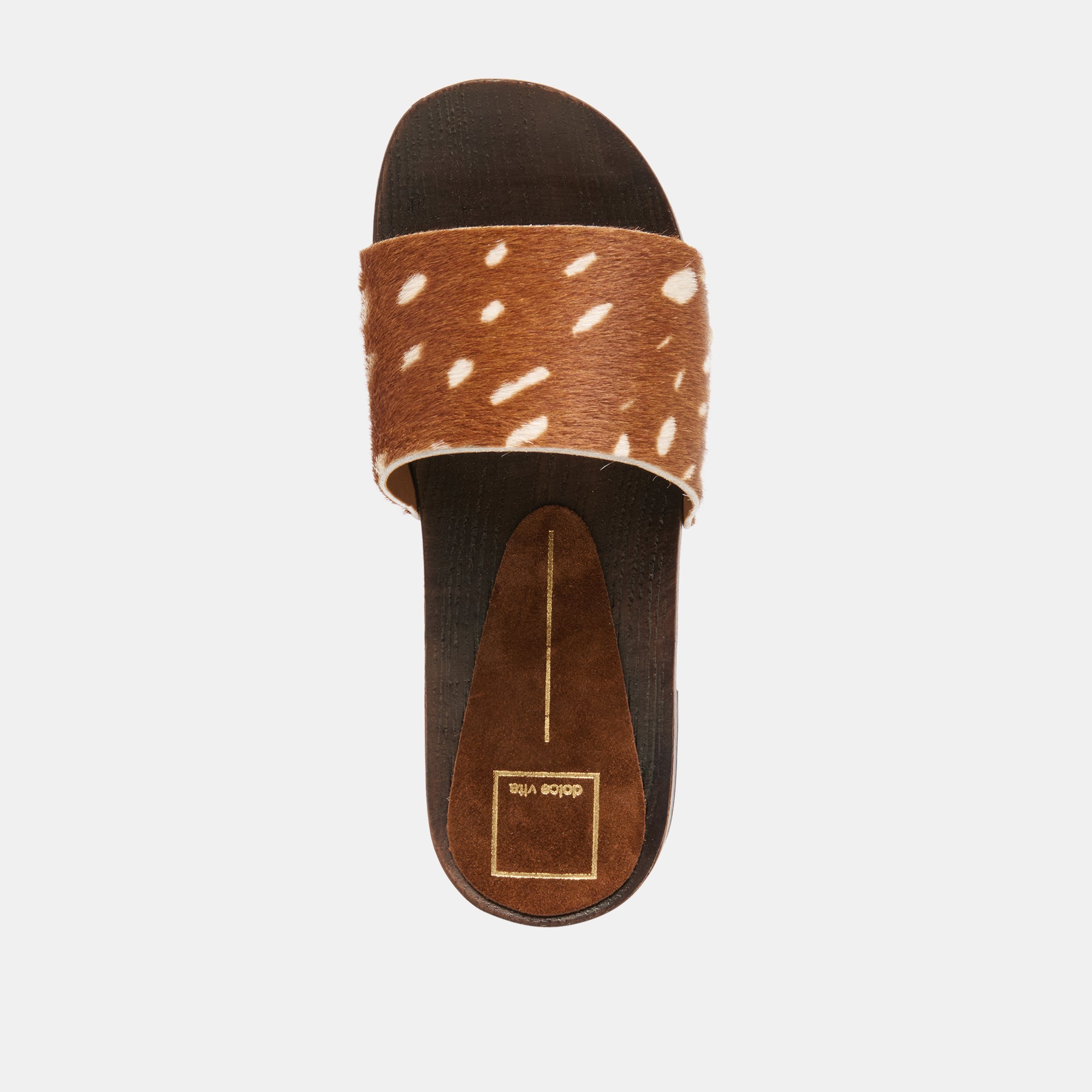 SYMONE SANDALS CHESTNUT CALF HAIR - Image 8