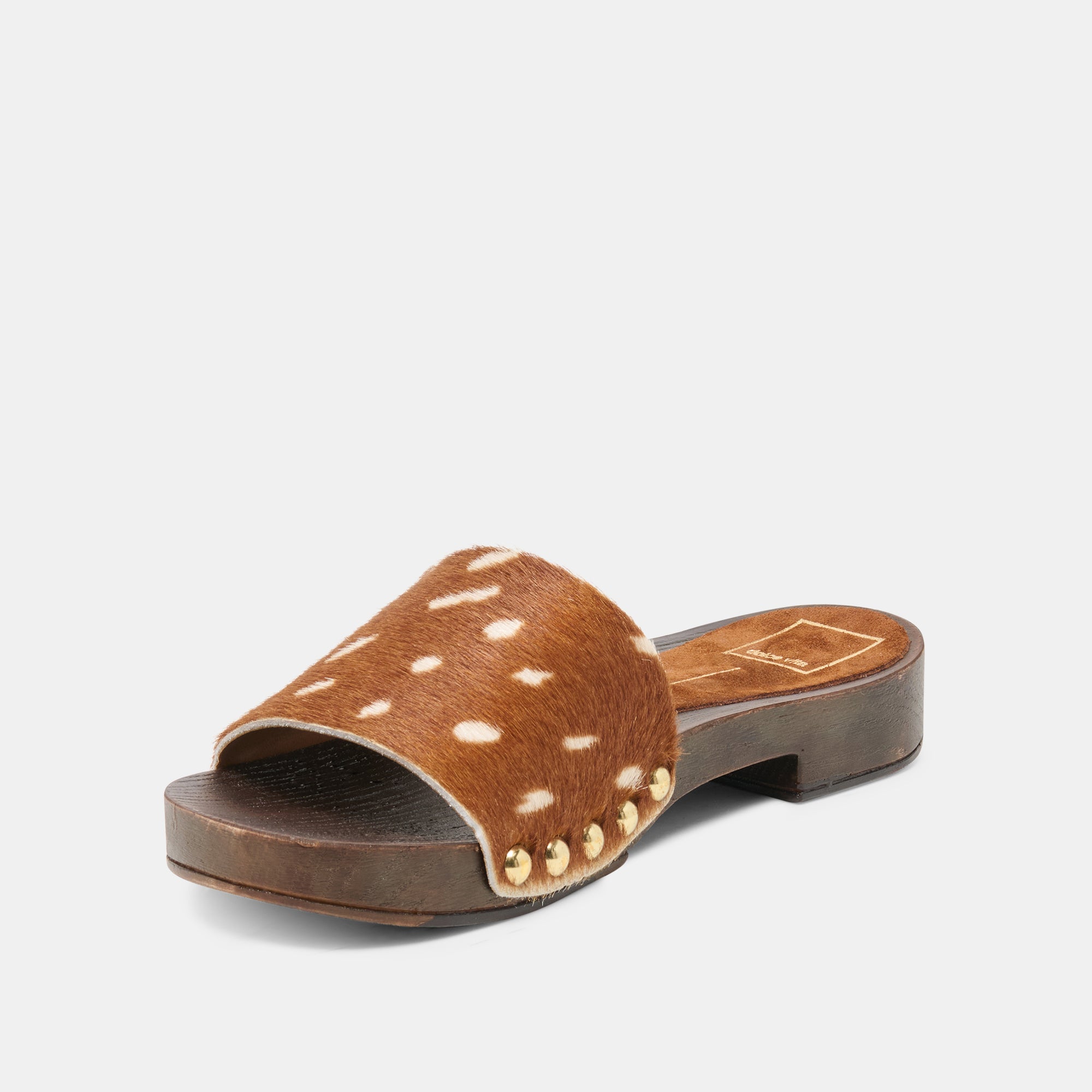 SYMONE SANDALS CHESTNUT CALF HAIR - Image 4