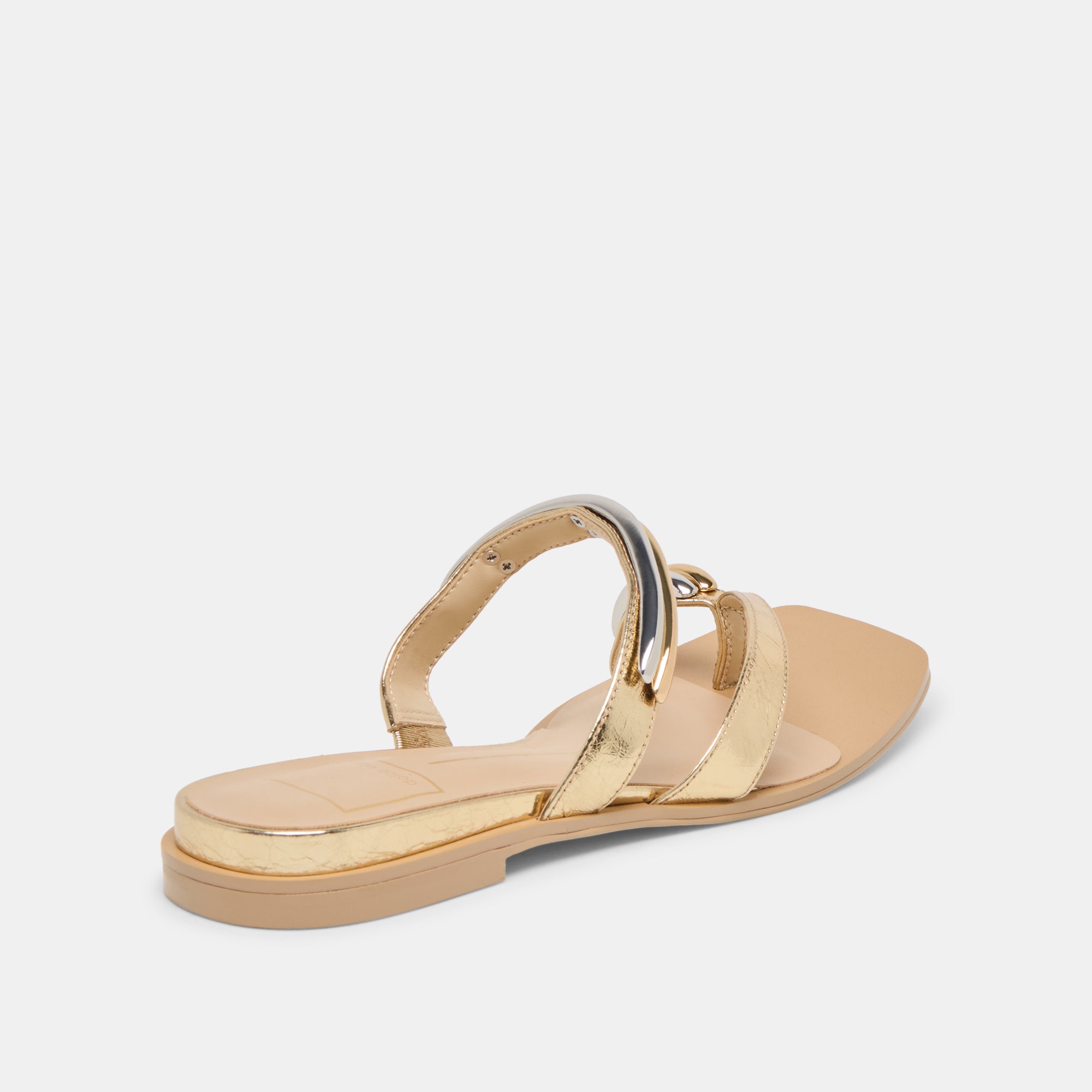 TARINA SANDALS GOLD LEATHER - Image 3