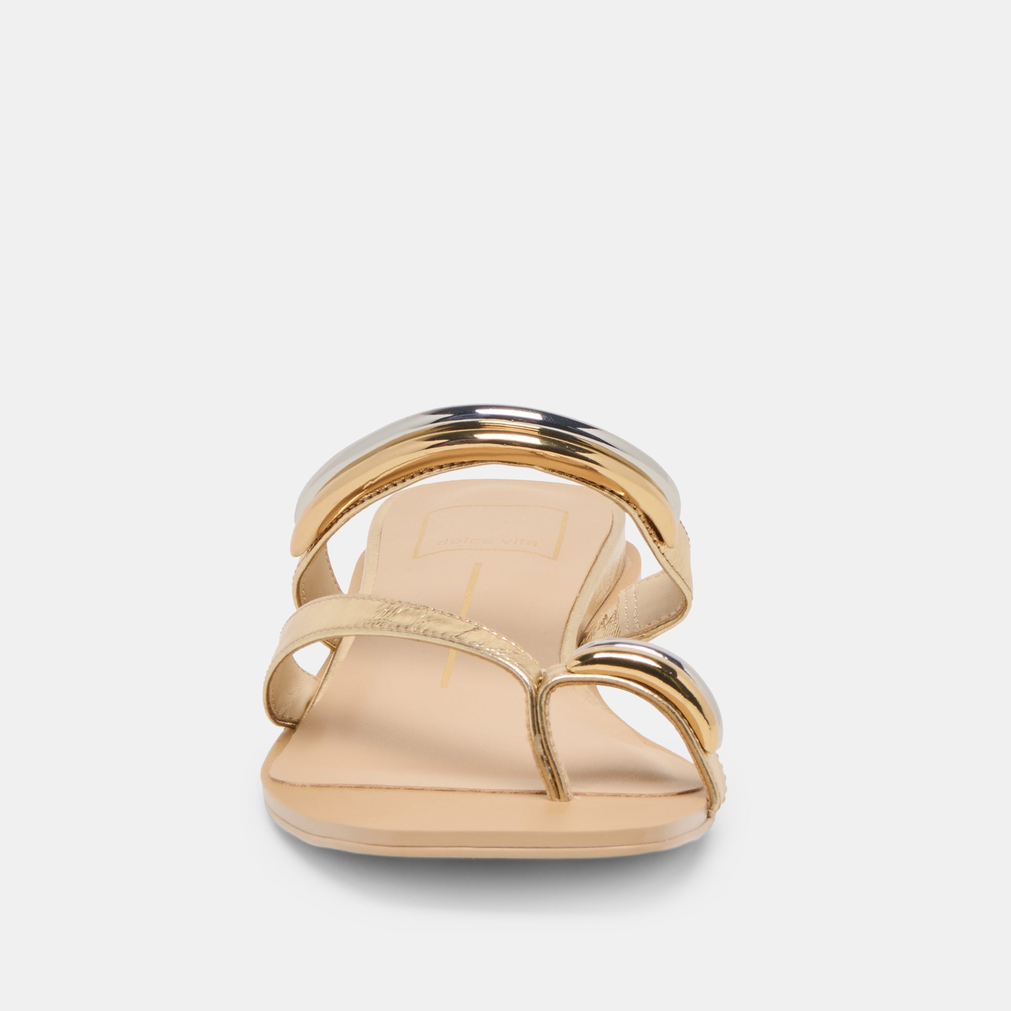 TARINA SANDALS GOLD LEATHER - Image 6