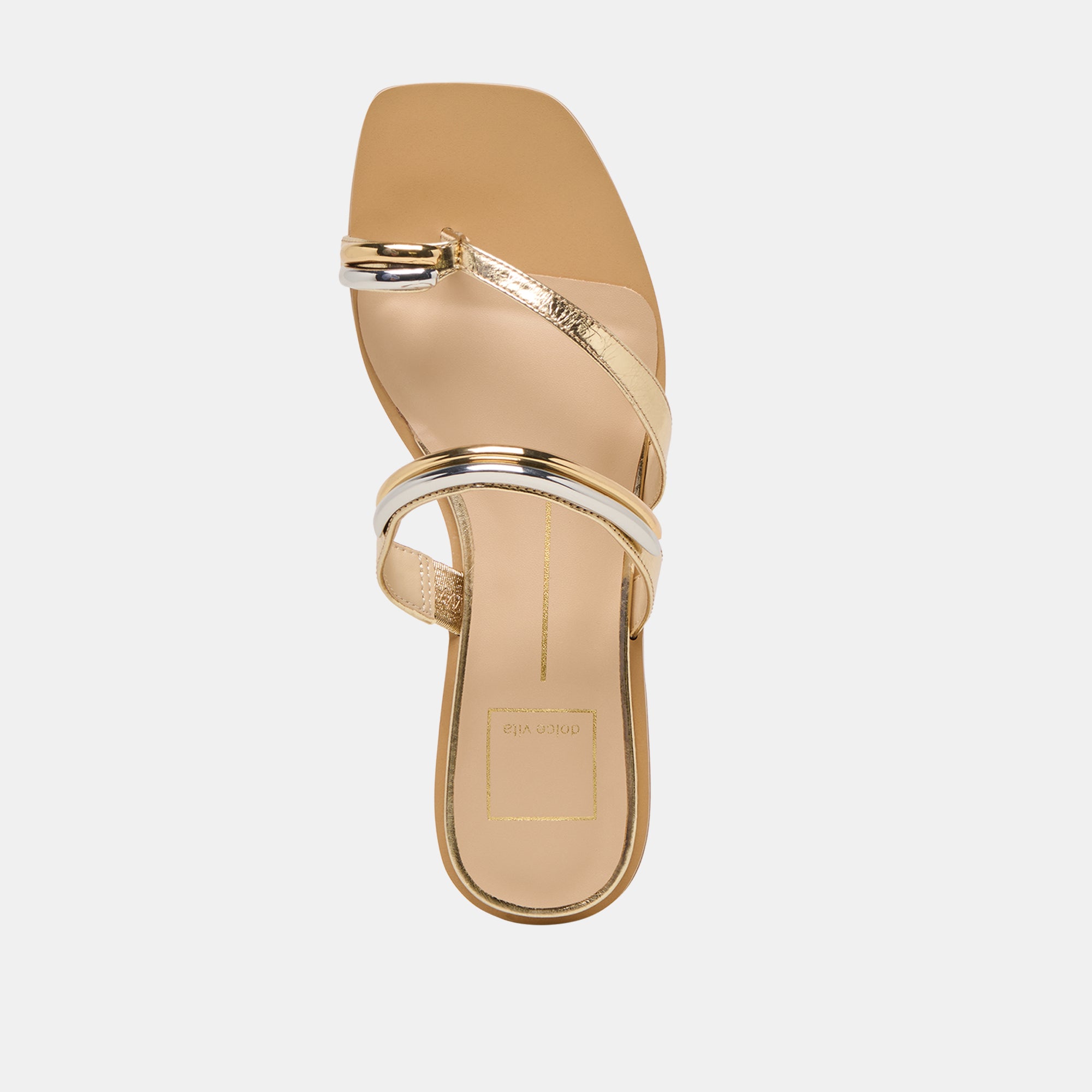 TARINA SANDALS GOLD LEATHER - Image 8