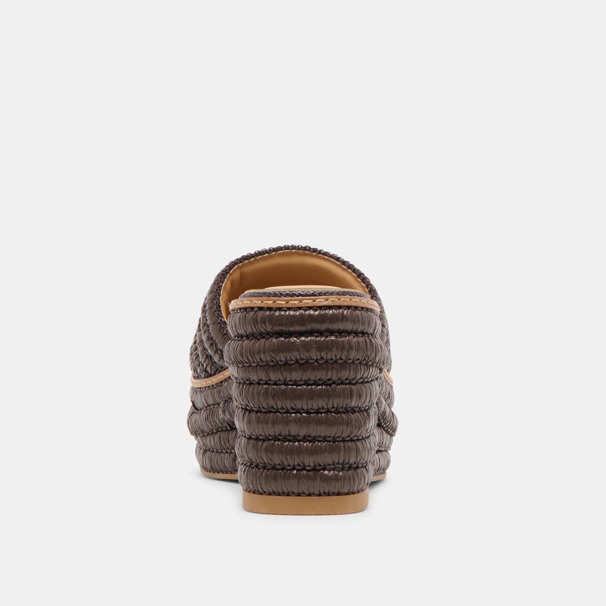 THRONE WEDGES CHOCOLATE RAFFIA - Image 9