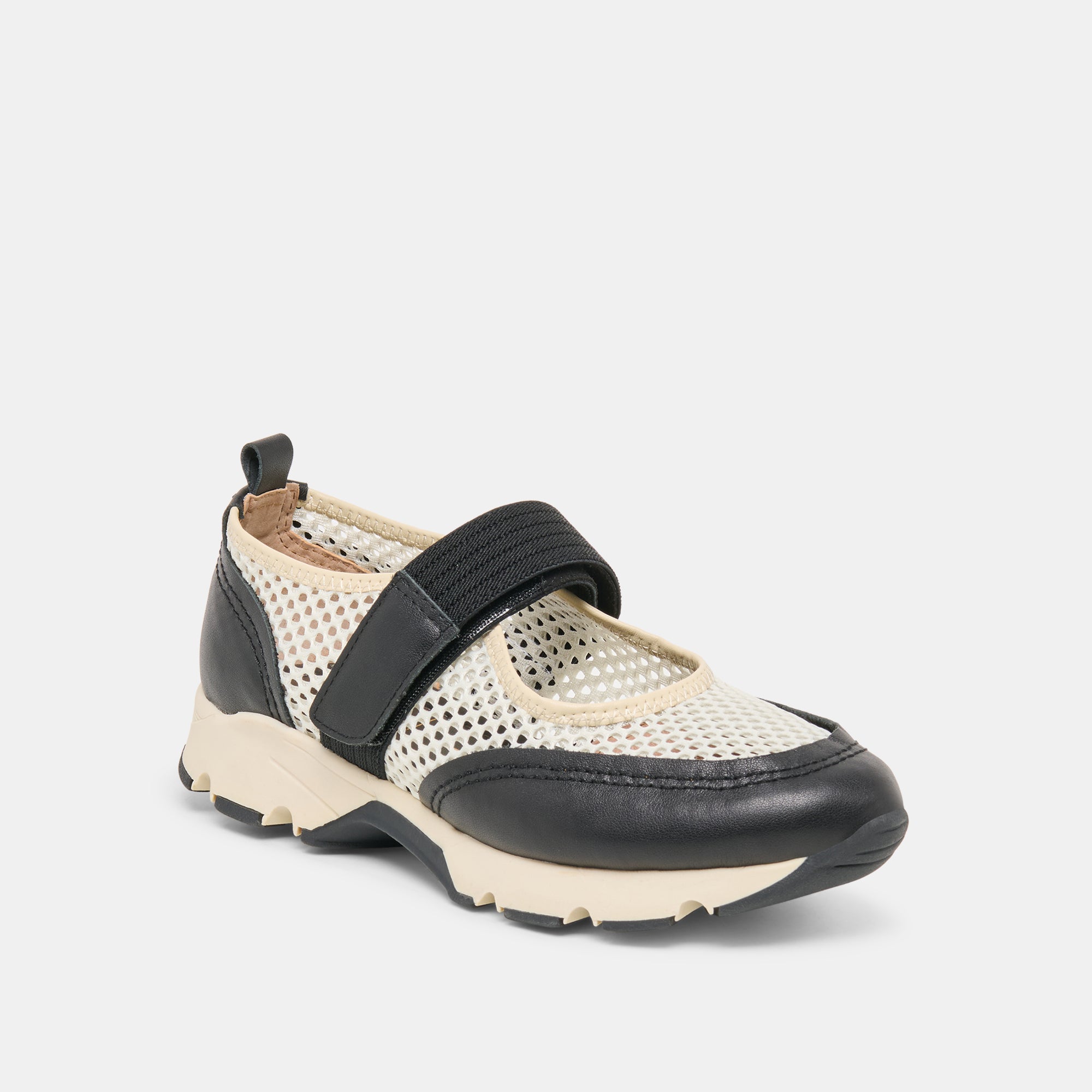 SELINE SNEAKERS WHITE BLACK MESH - Image 3