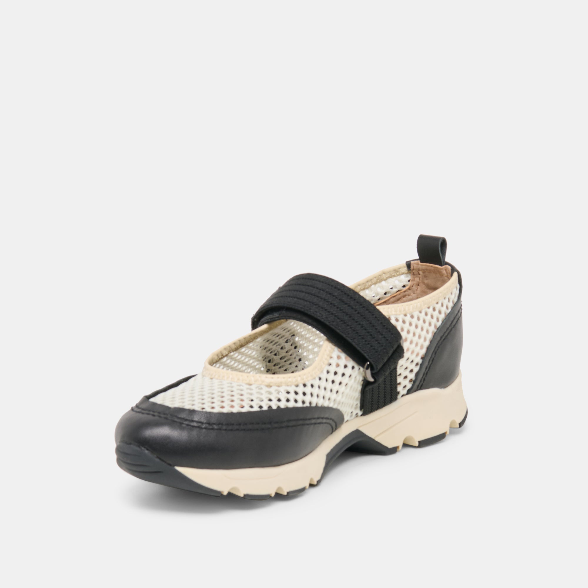 SELINE SNEAKERS WHITE BLACK MESH - Image 6