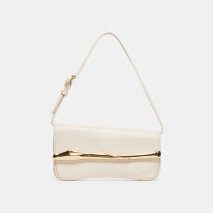 AZURA SHOULDER BAG WHITE LEATHER