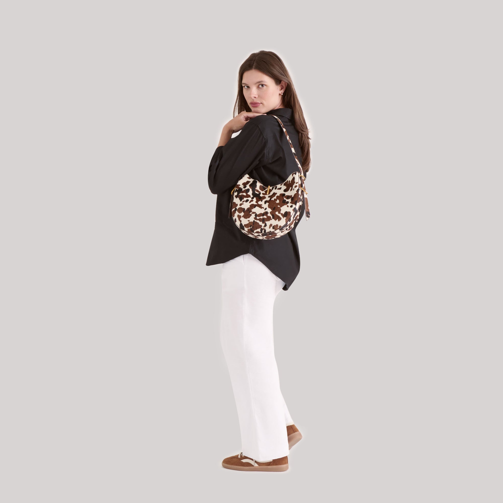 BREE SHOULDER BAG COCOA CALF HAIR - Image 9