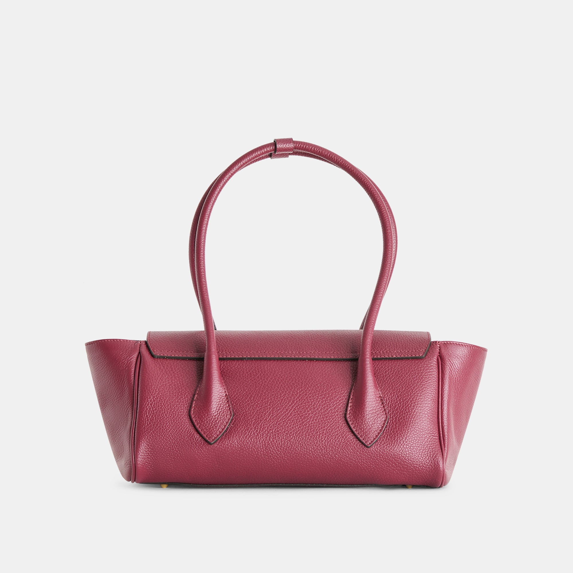 IRENE SHOULDER BAG BORDEAUX LEATHER - Image 4