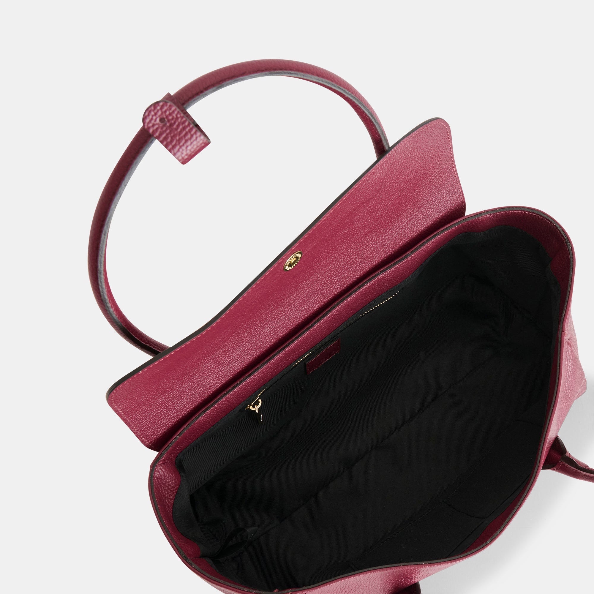 IRENE SHOULDER BAG BORDEAUX LEATHER - Image 5