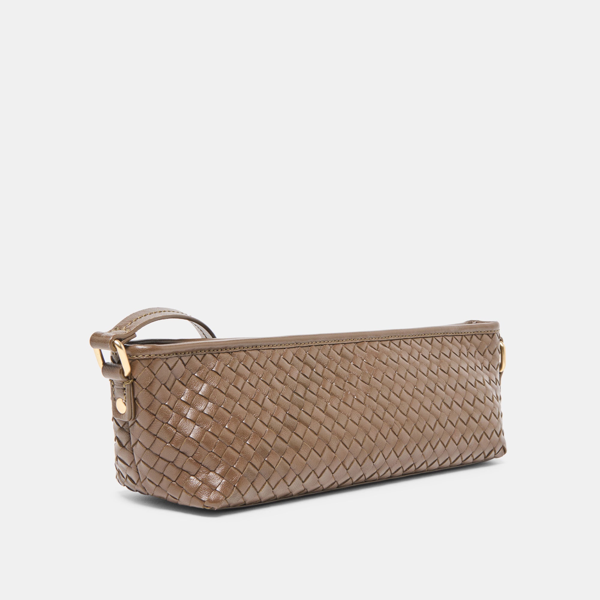 SAVAII WOVEN SHOULDER BAG BROWN WOVEN LEATHER - Image 5