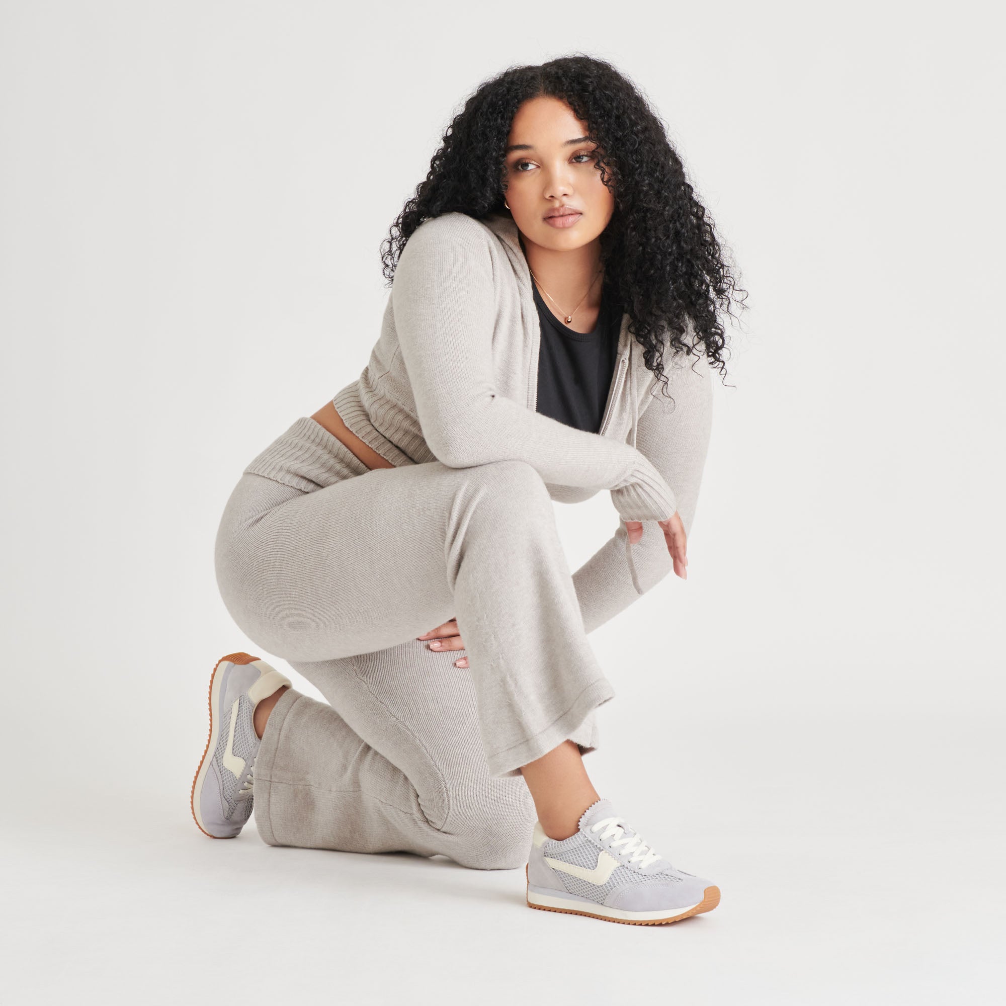 B.NTCD MESH SNEAKERS DUSTY BLUE WOVEN MESH - Image 8