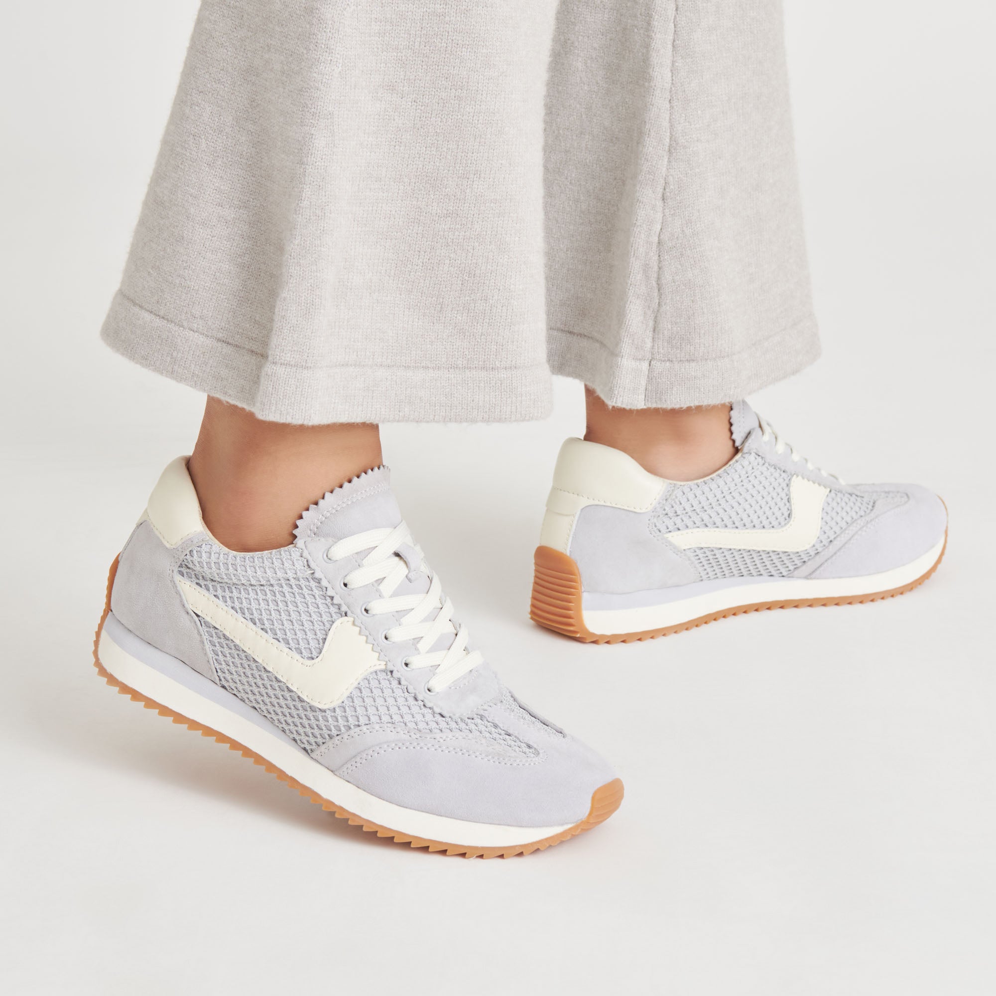 B.NTCD MESH SNEAKERS DUSTY BLUE WOVEN MESH - Image 5