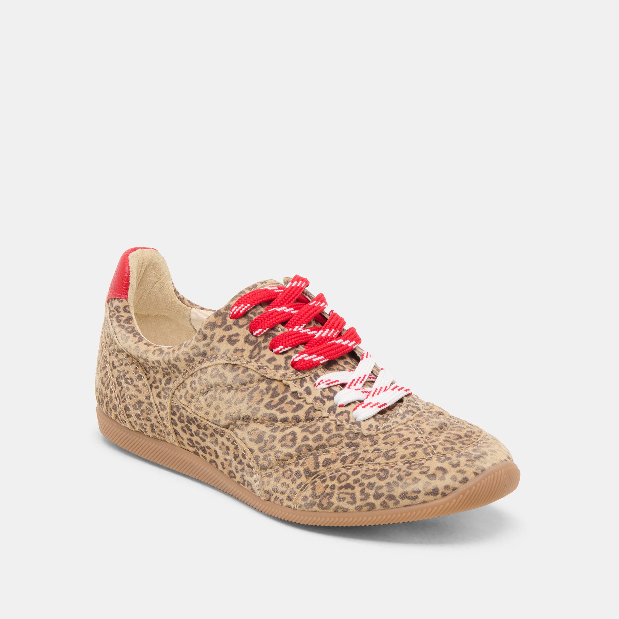 LAINI SNEAKERS TAN LEOPARD PRINTED SUEDE - Image 3