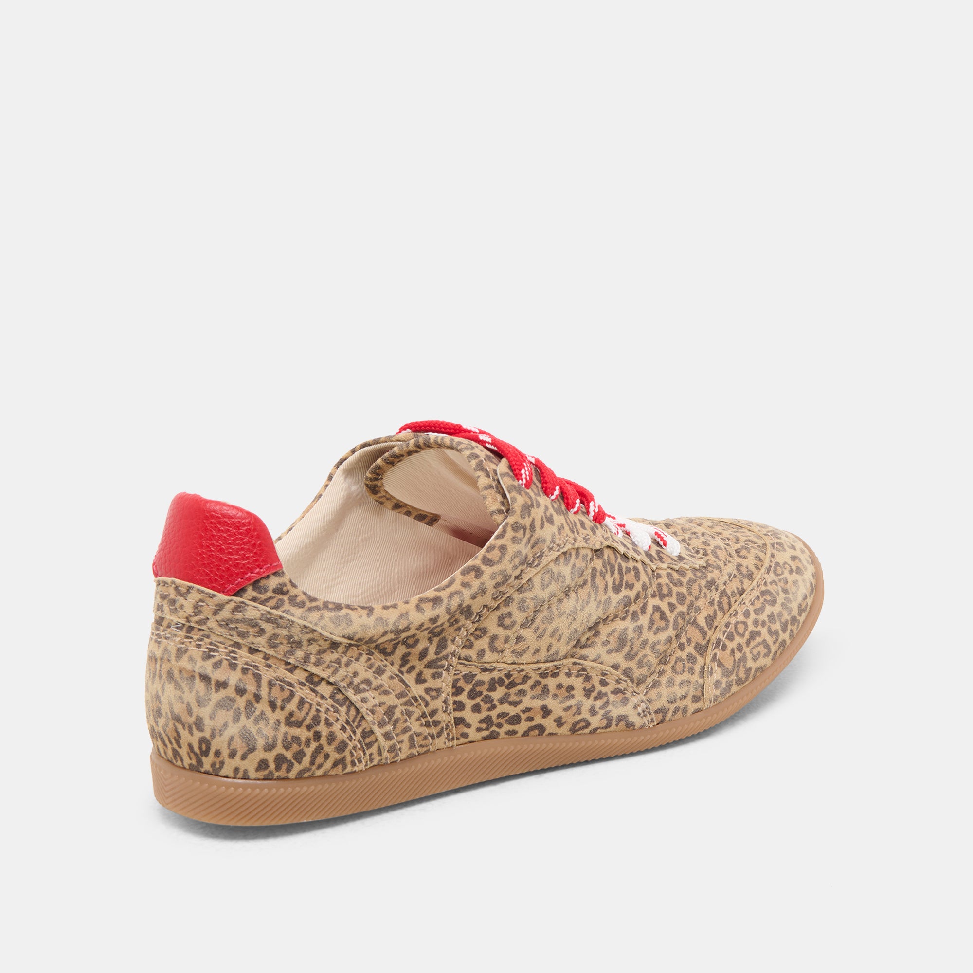 LAINI SNEAKERS TAN LEOPARD PRINTED SUEDE - Image 5