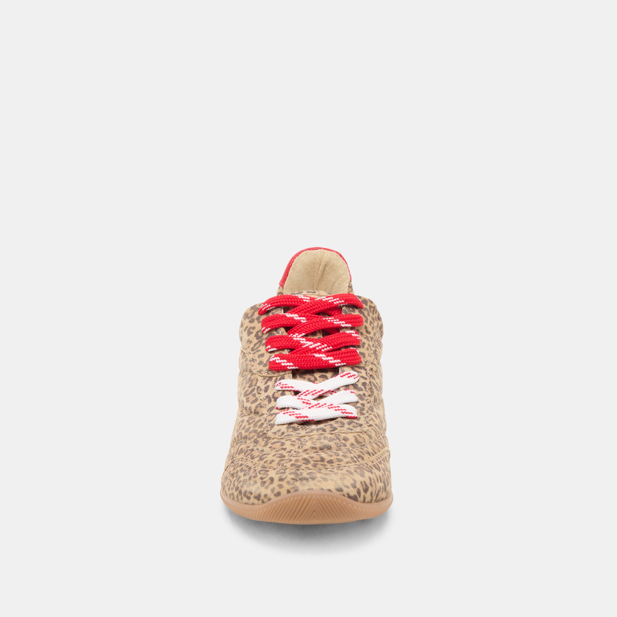 LAINI SNEAKERS TAN LEOPARD PRINTED SUEDE - Image 8