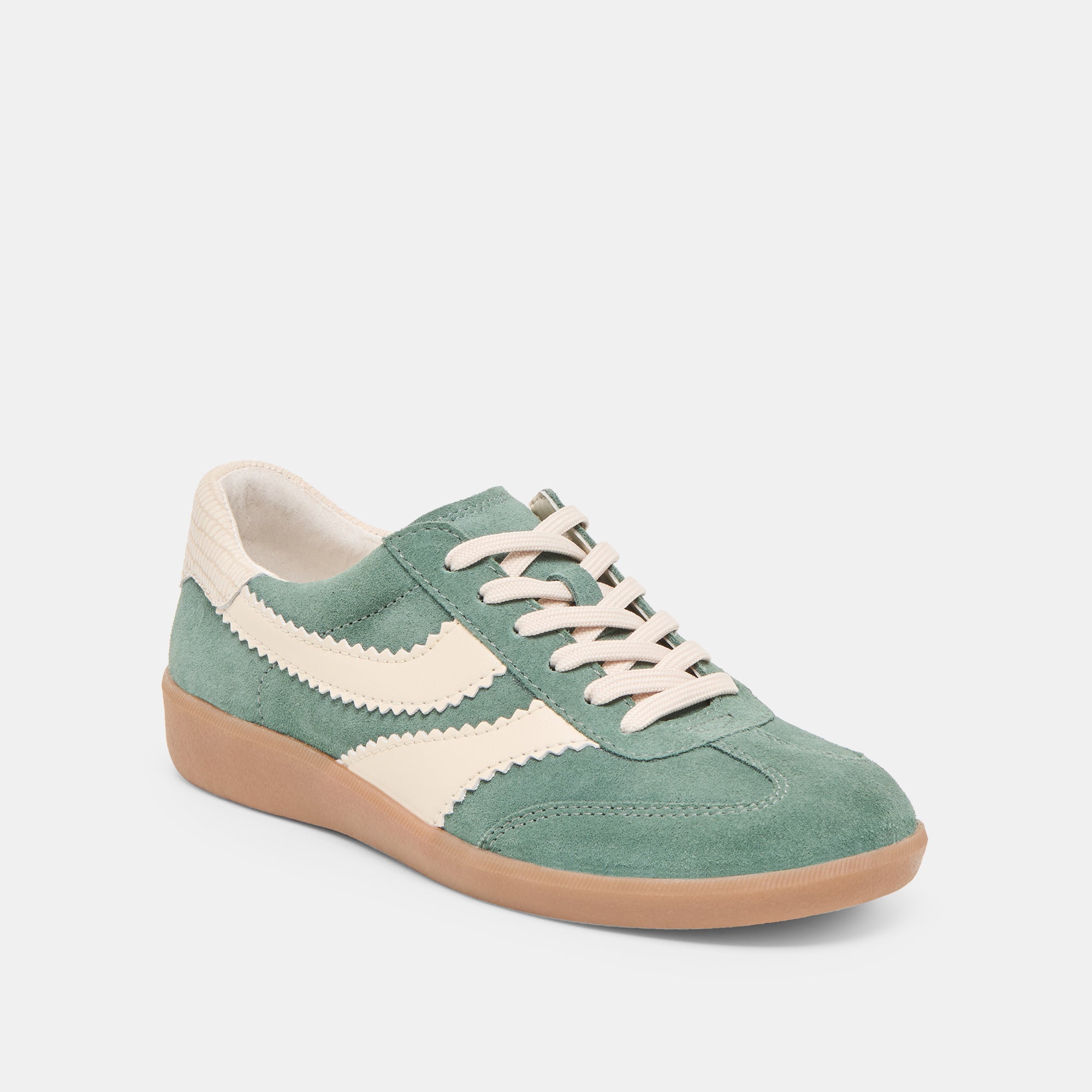 MERIT SNEAKERS DK GREEN SUEDE - Image 2