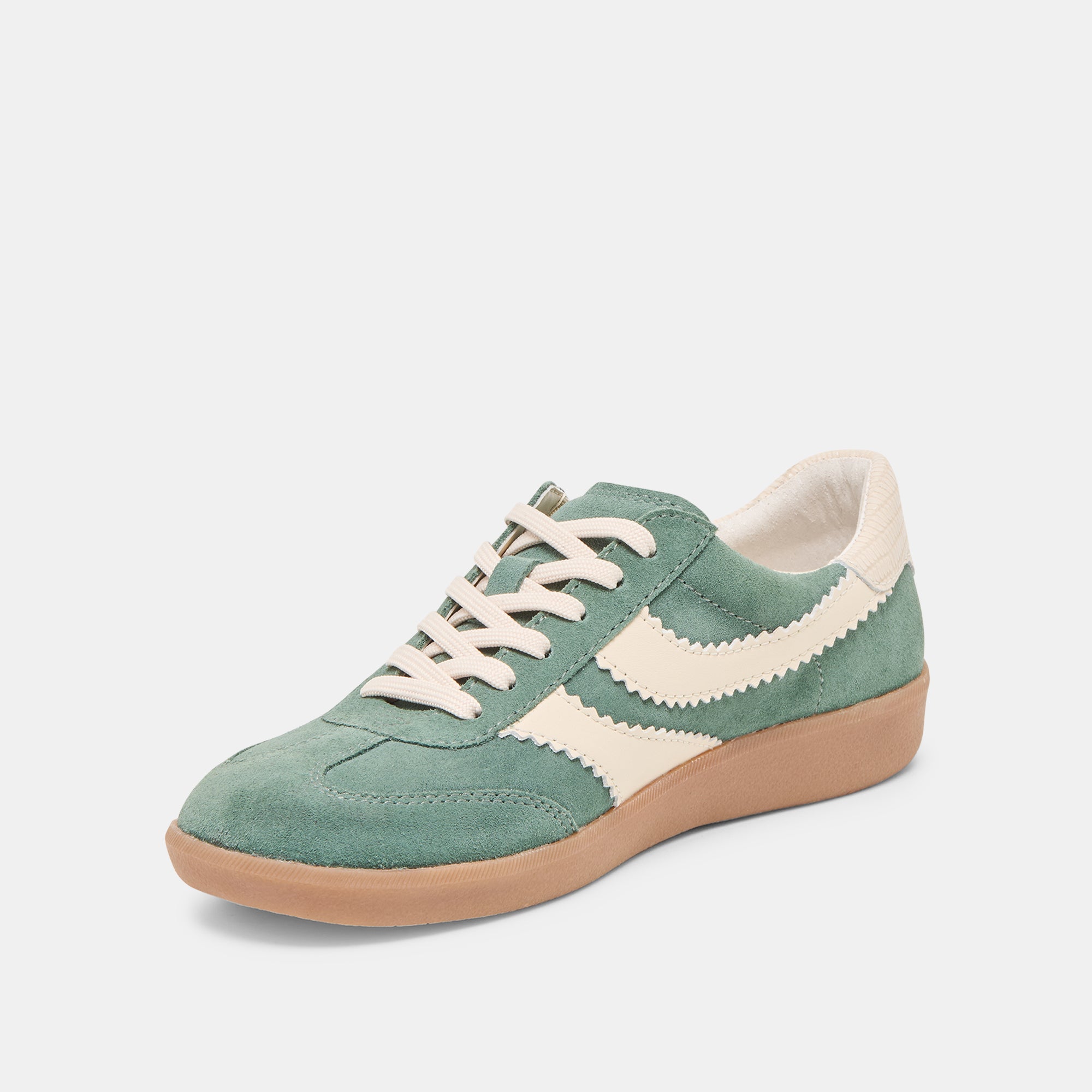 MERIT SNEAKERS DK GREEN SUEDE - Image 4