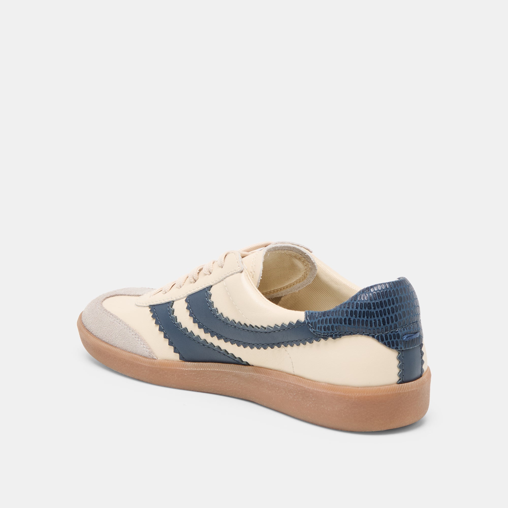 MERIT SNEAKERS WHITE NAVY LEATHER - Image 7