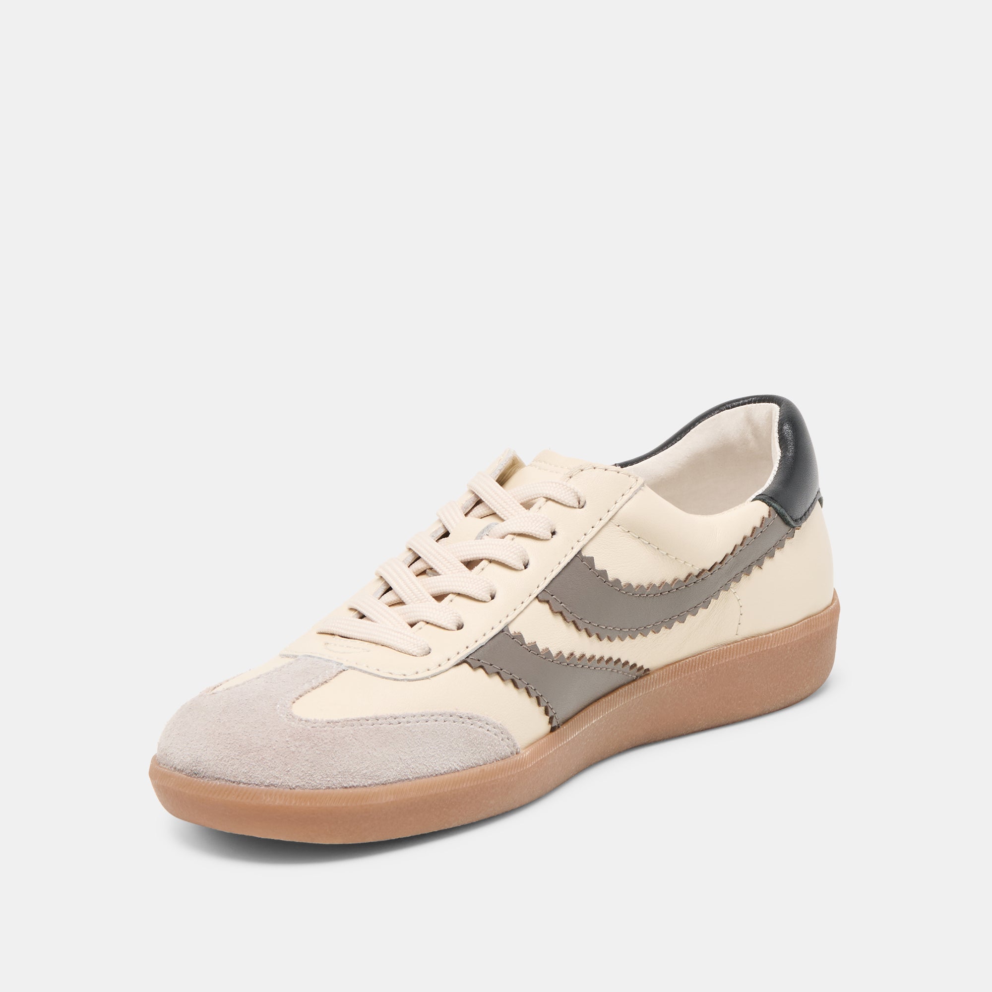 MERIT SNEAKERS WHITE GREY LEATHER - Image 7