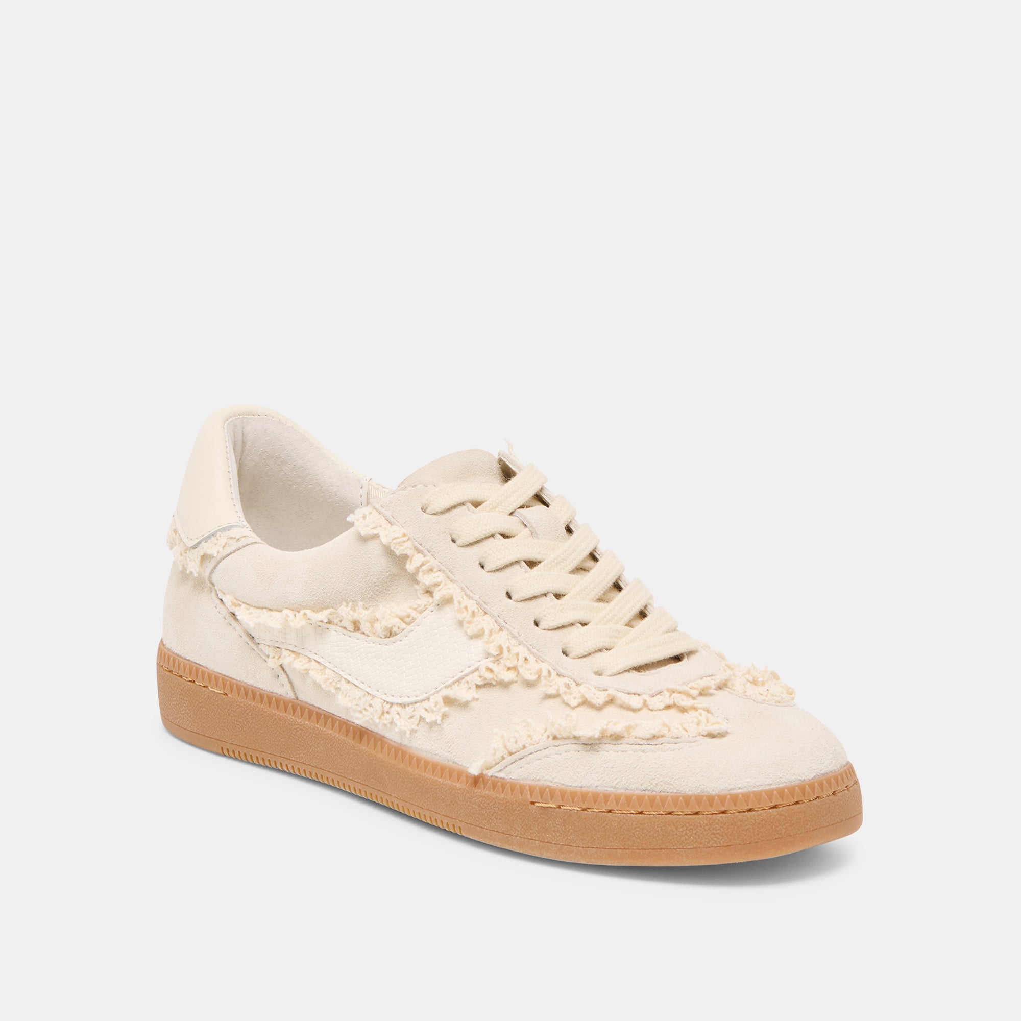 NOTICE LACE SNEAKERS IVORY SUEDE - Image 3