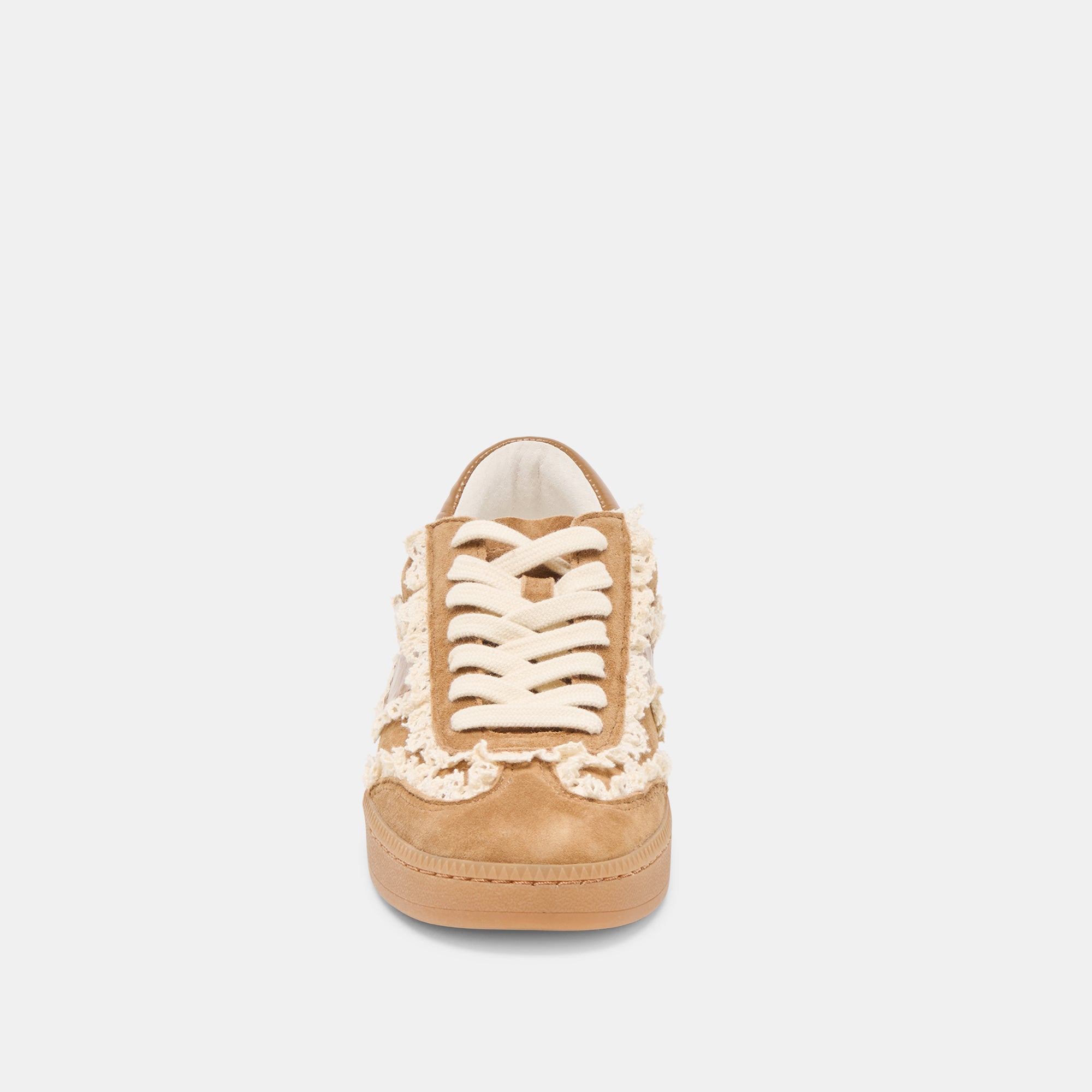 NOTICE LACE SNEAKERS LT BROWN SUEDE - Image 11