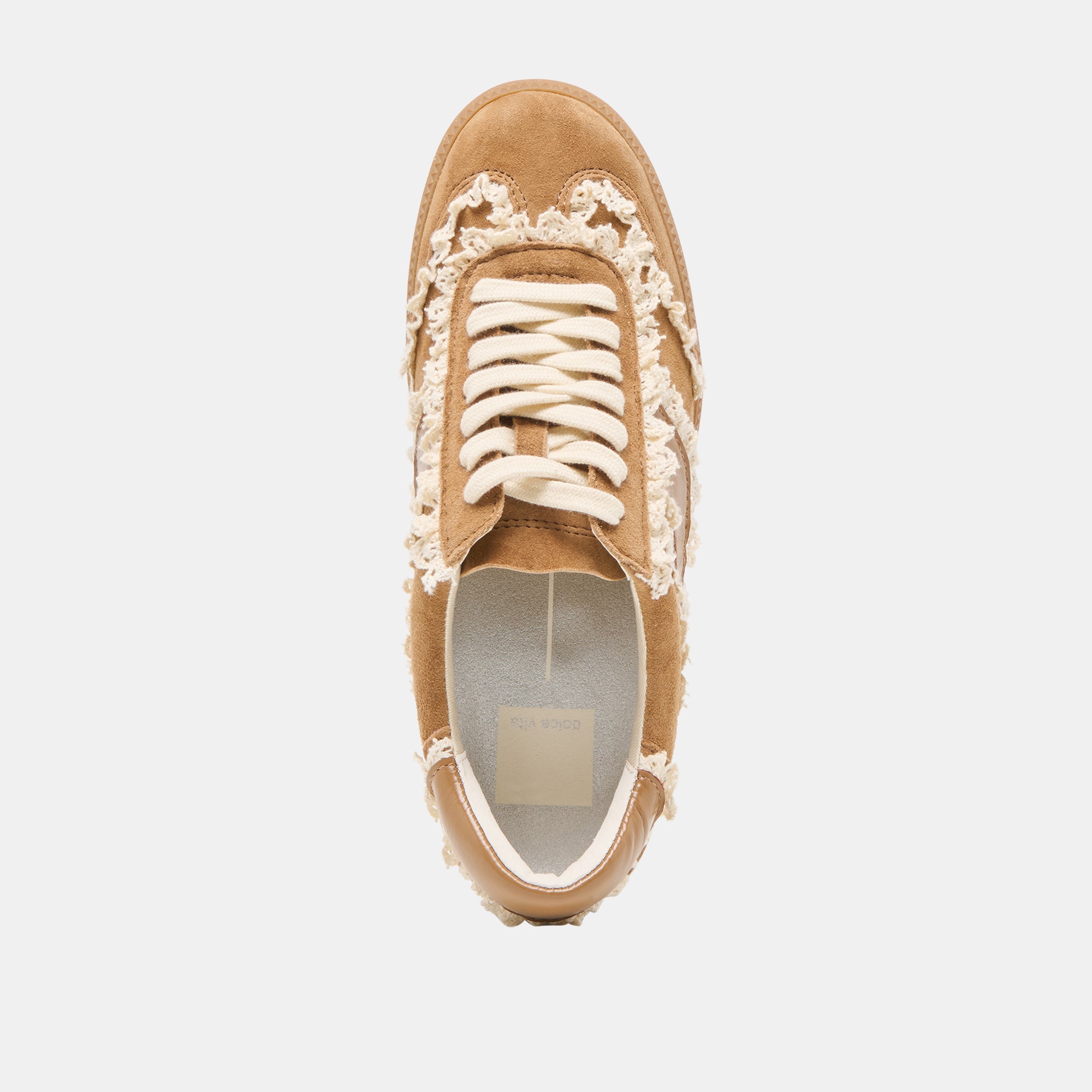 NOTICE LACE SNEAKERS LT BROWN SUEDE - Image 15