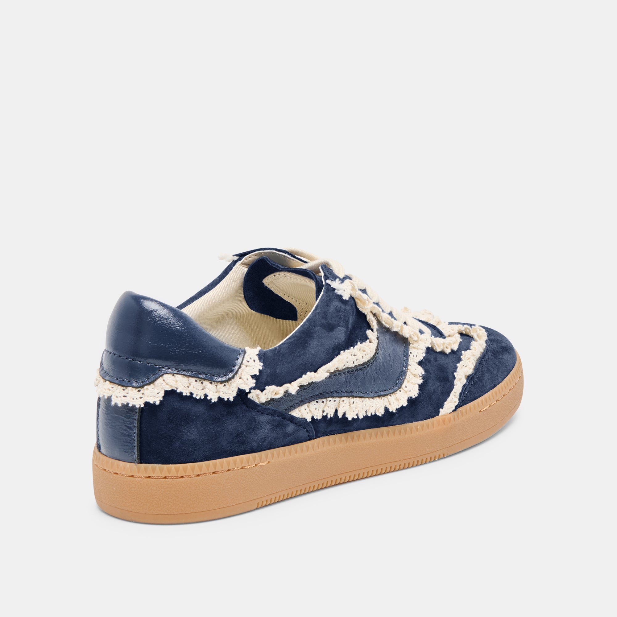NOTICE LACE SNEAKERS NAVY SUEDE - Image 5