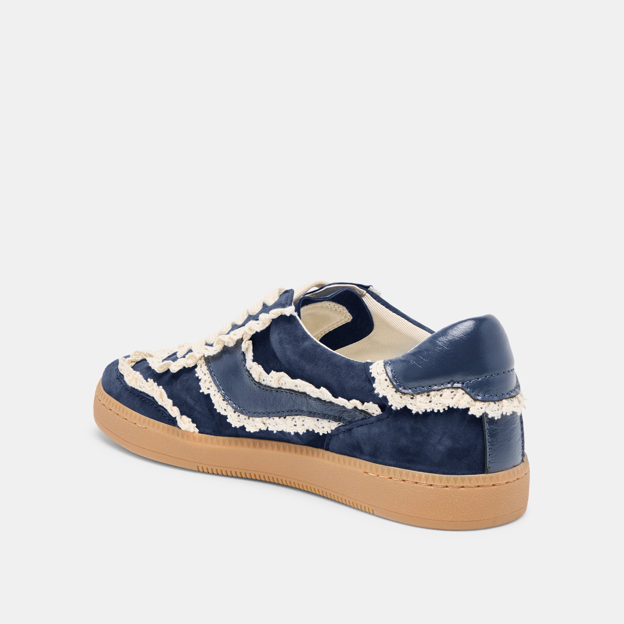 NOTICE LACE SNEAKERS NAVY SUEDE - Image 7