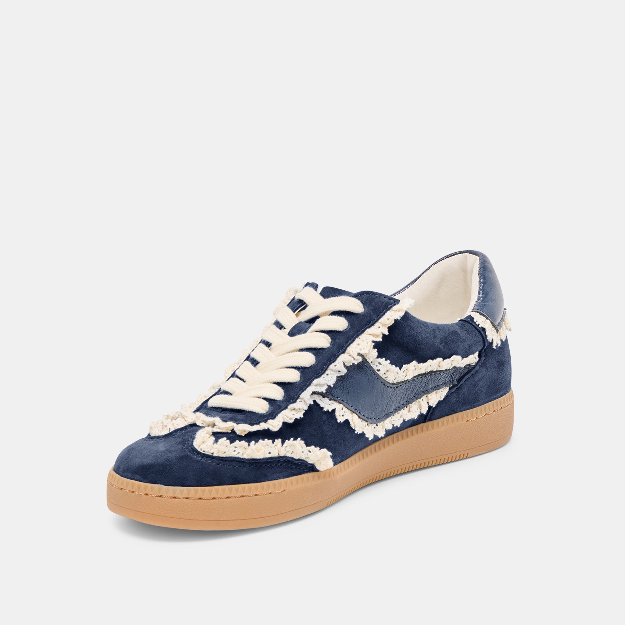 NOTICE LACE SNEAKERS NAVY SUEDE - Image 6
