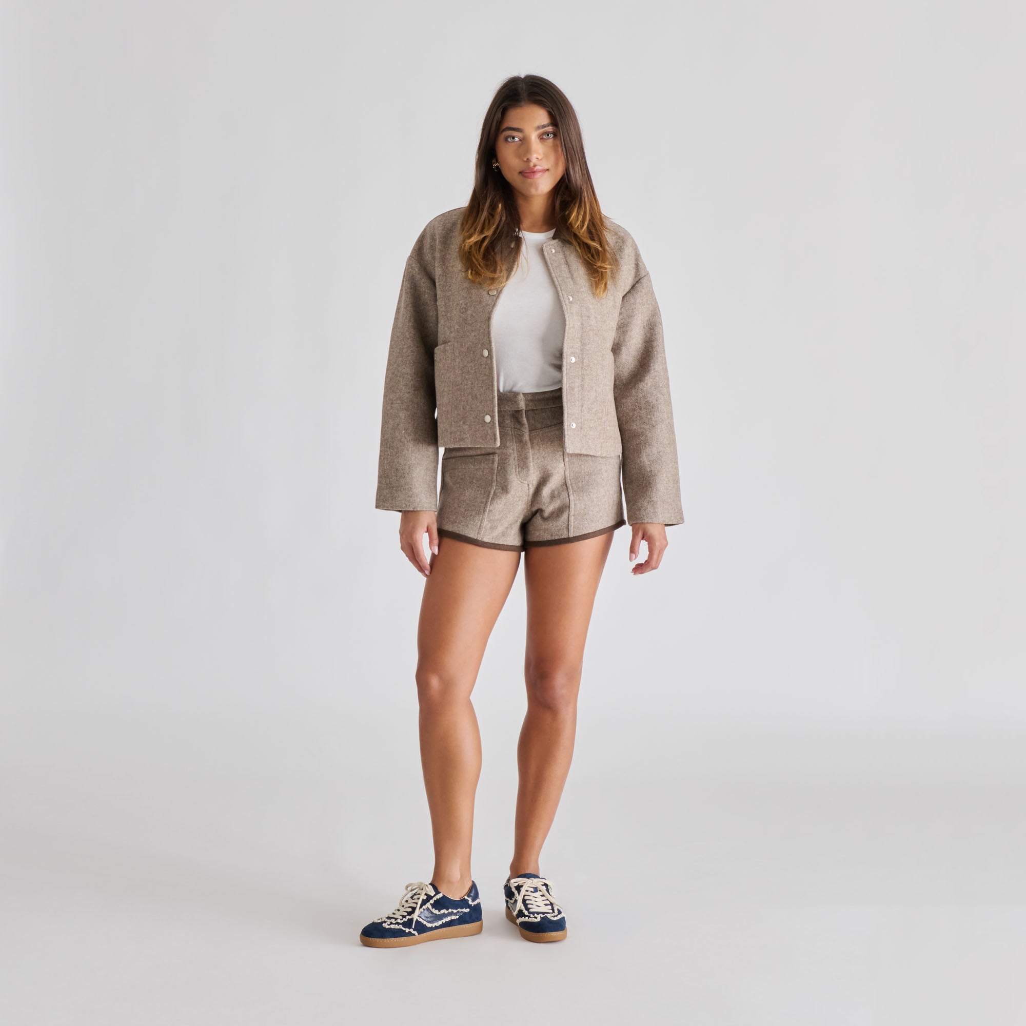 NOTICE LACE SNEAKERS NAVY SUEDE - Image 4