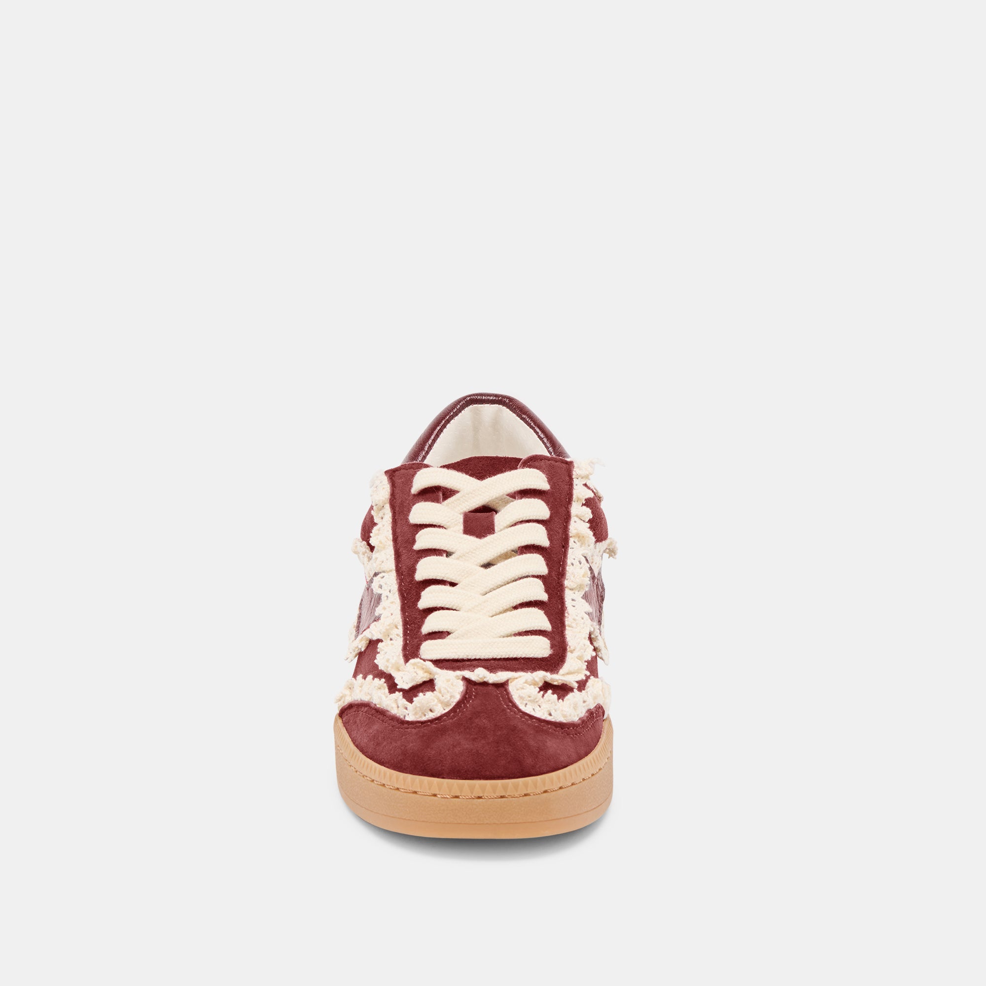 NOTICE LACE SNEAKERS OXBLOOD SUEDE - Image 8