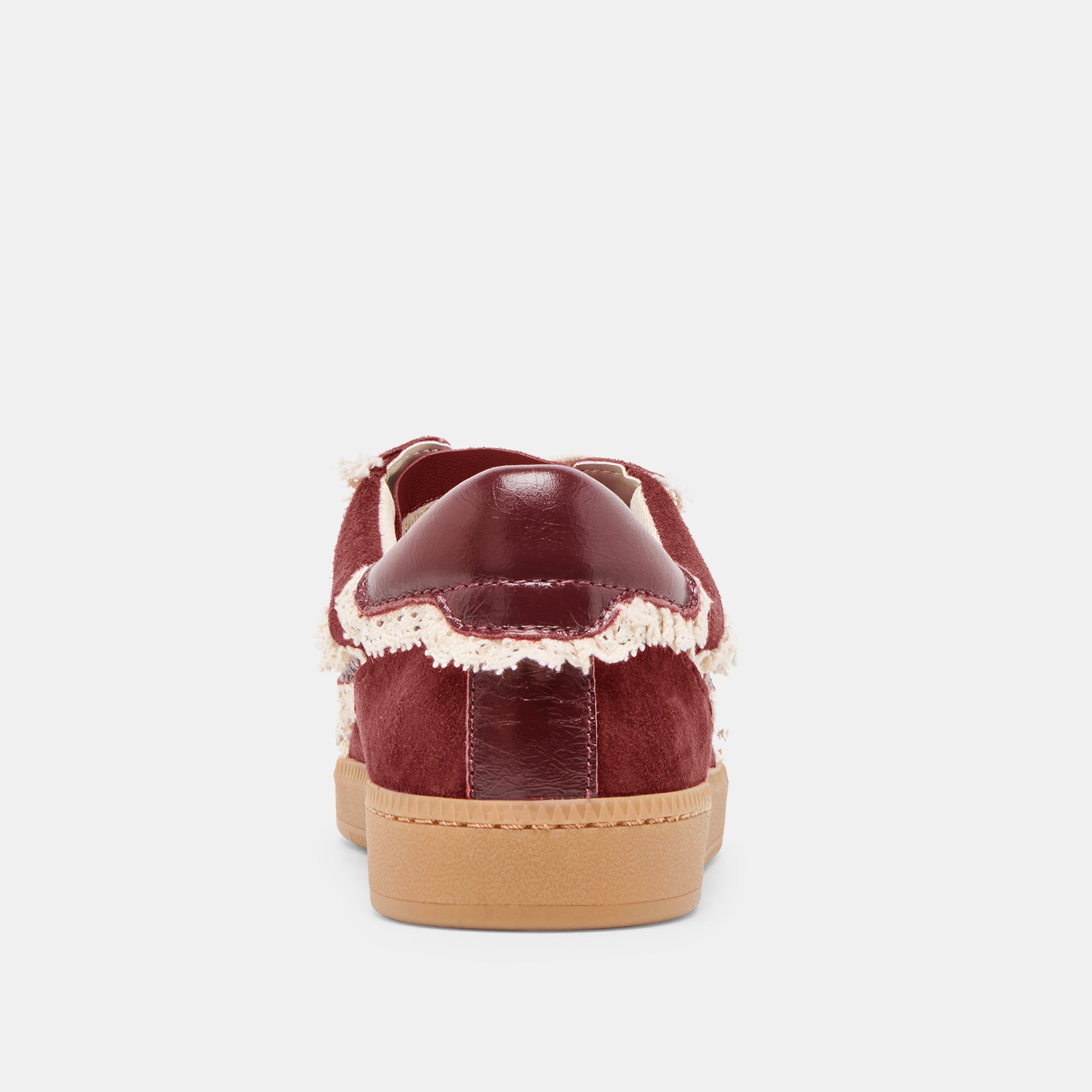 NOTICE LACE SNEAKERS OXBLOOD SUEDE - Image 9