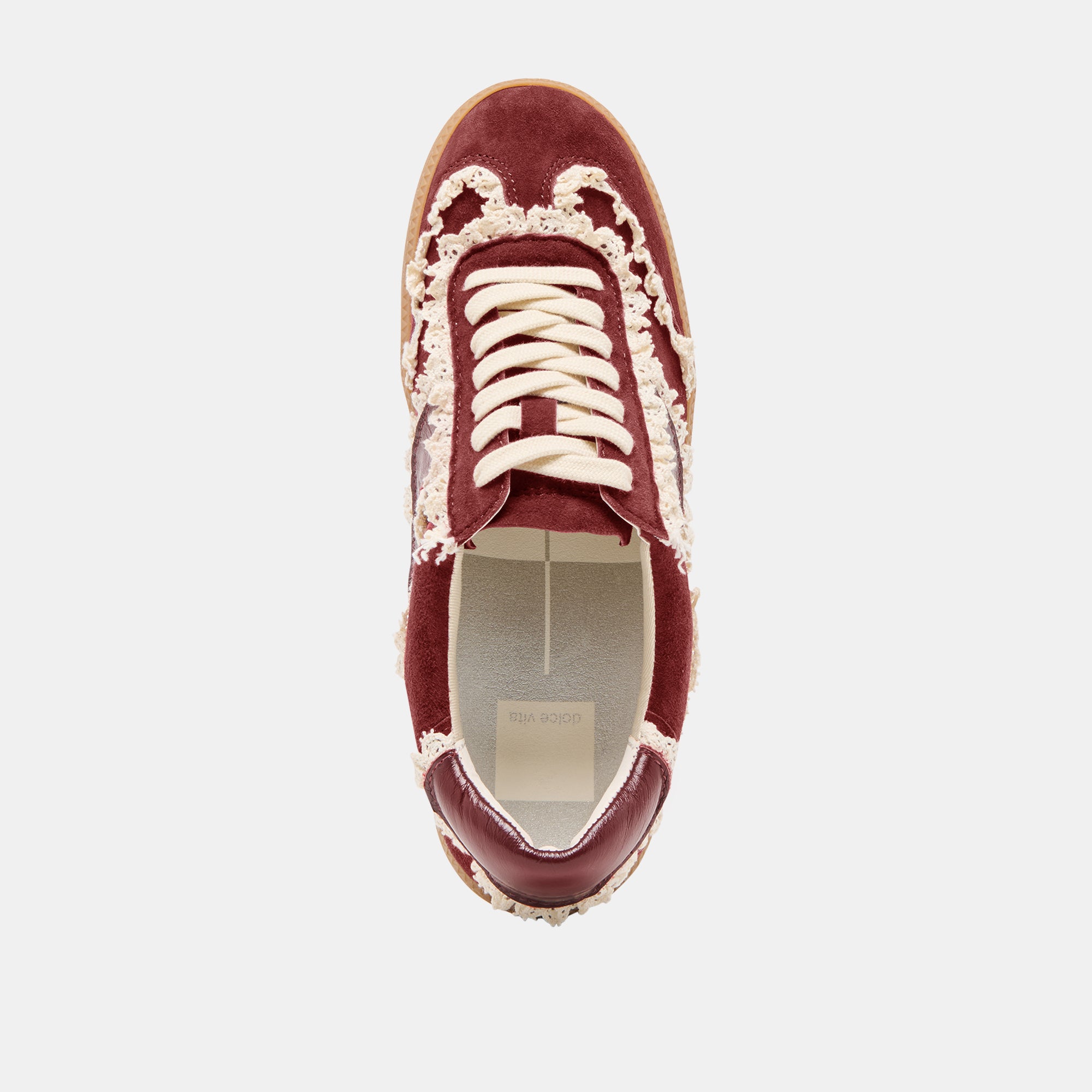 NOTICE LACE SNEAKERS OXBLOOD SUEDE - Image 10