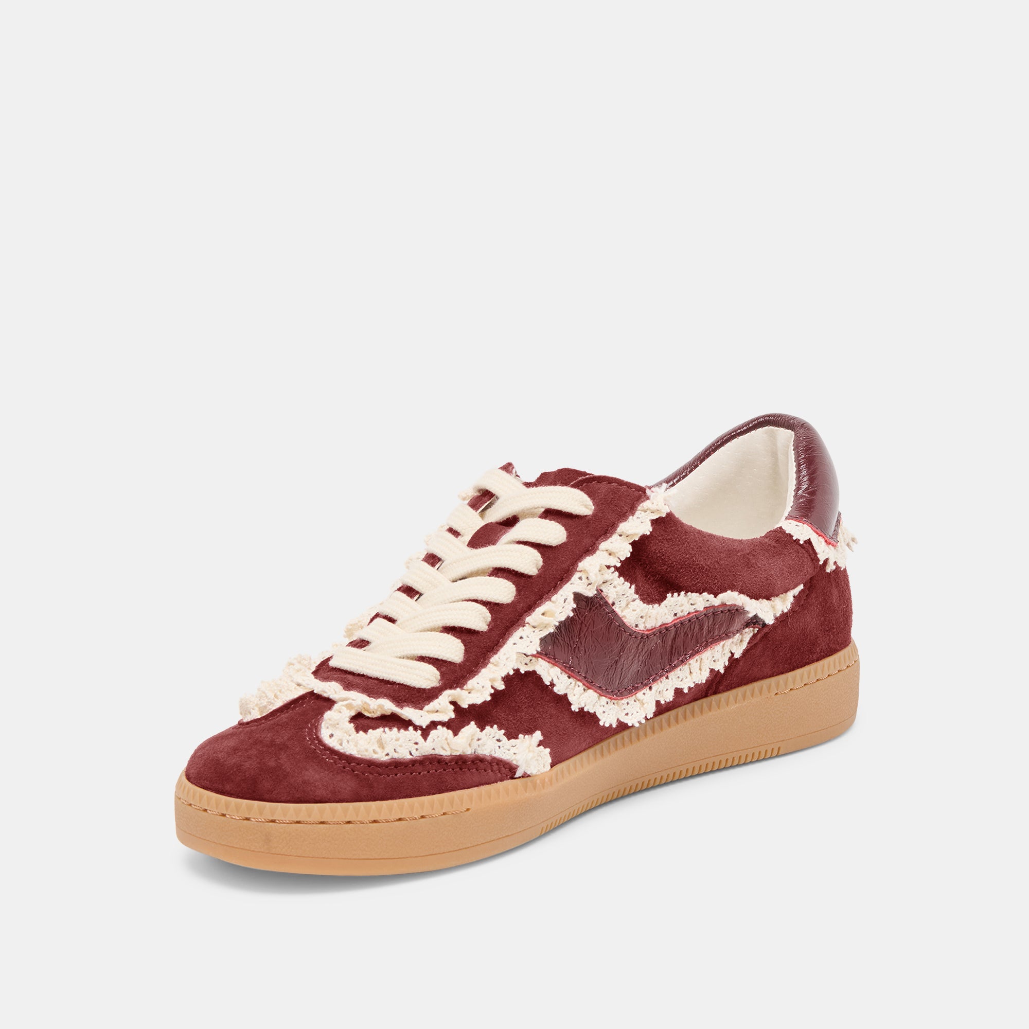 NOTICE LACE SNEAKERS OXBLOOD SUEDE - Image 6