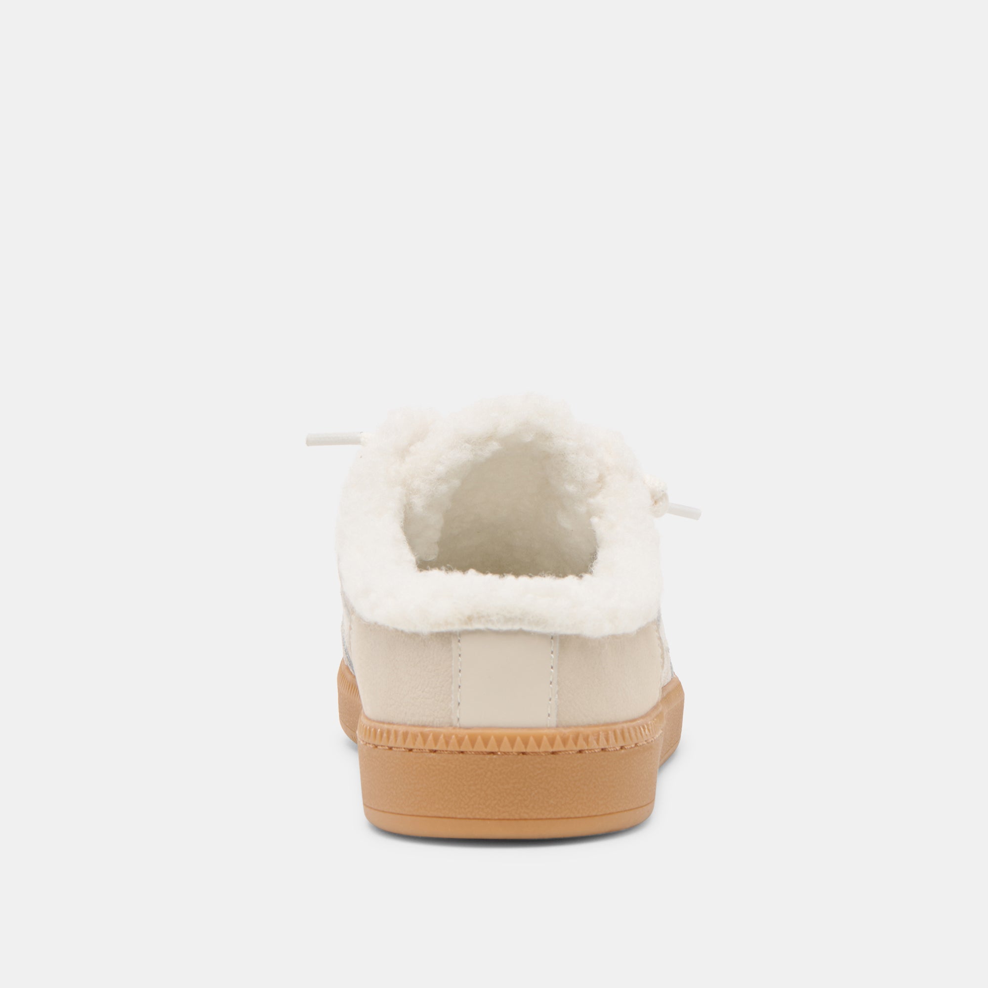 NOTICE SLIDE PLUSH SNEAKERS OFF WHITE CRACKLED LEATHER - Image 10