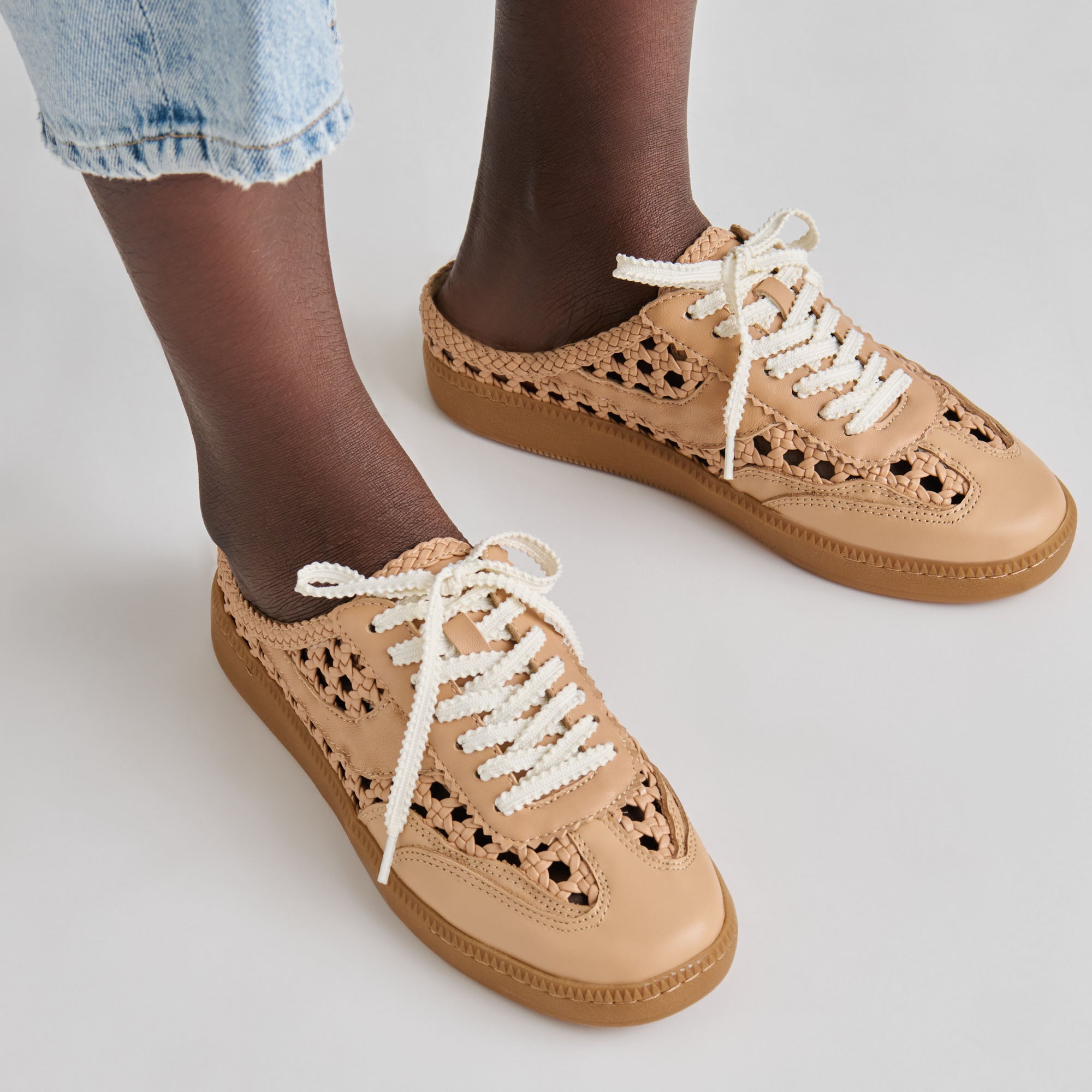 NOTICE SLIDE WOVEN SNEAKERS CAFE WOVEN STELLA - Image 4