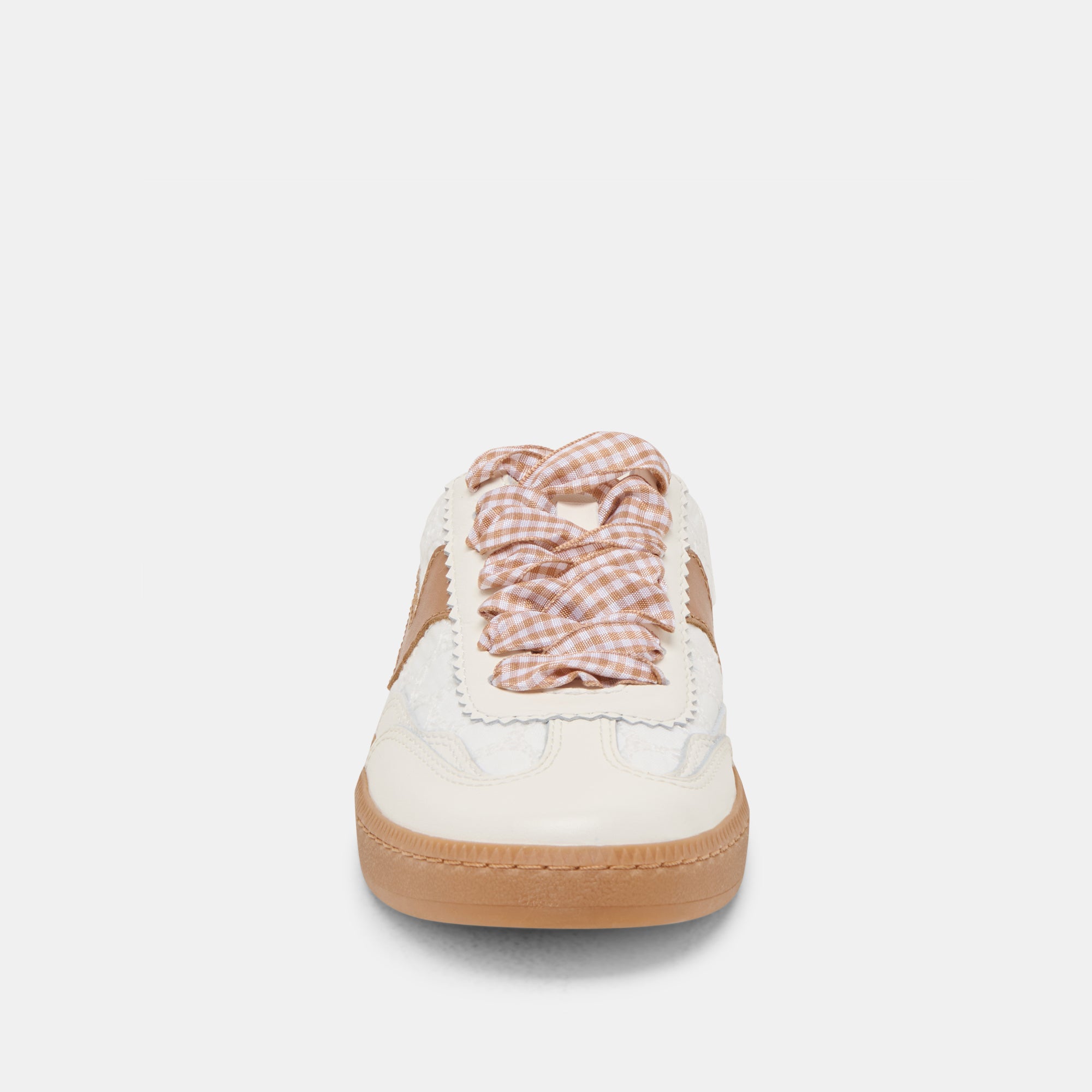 NOTICE SLIDE SNEAKERS WHITE PINK EYELET - Image 7
