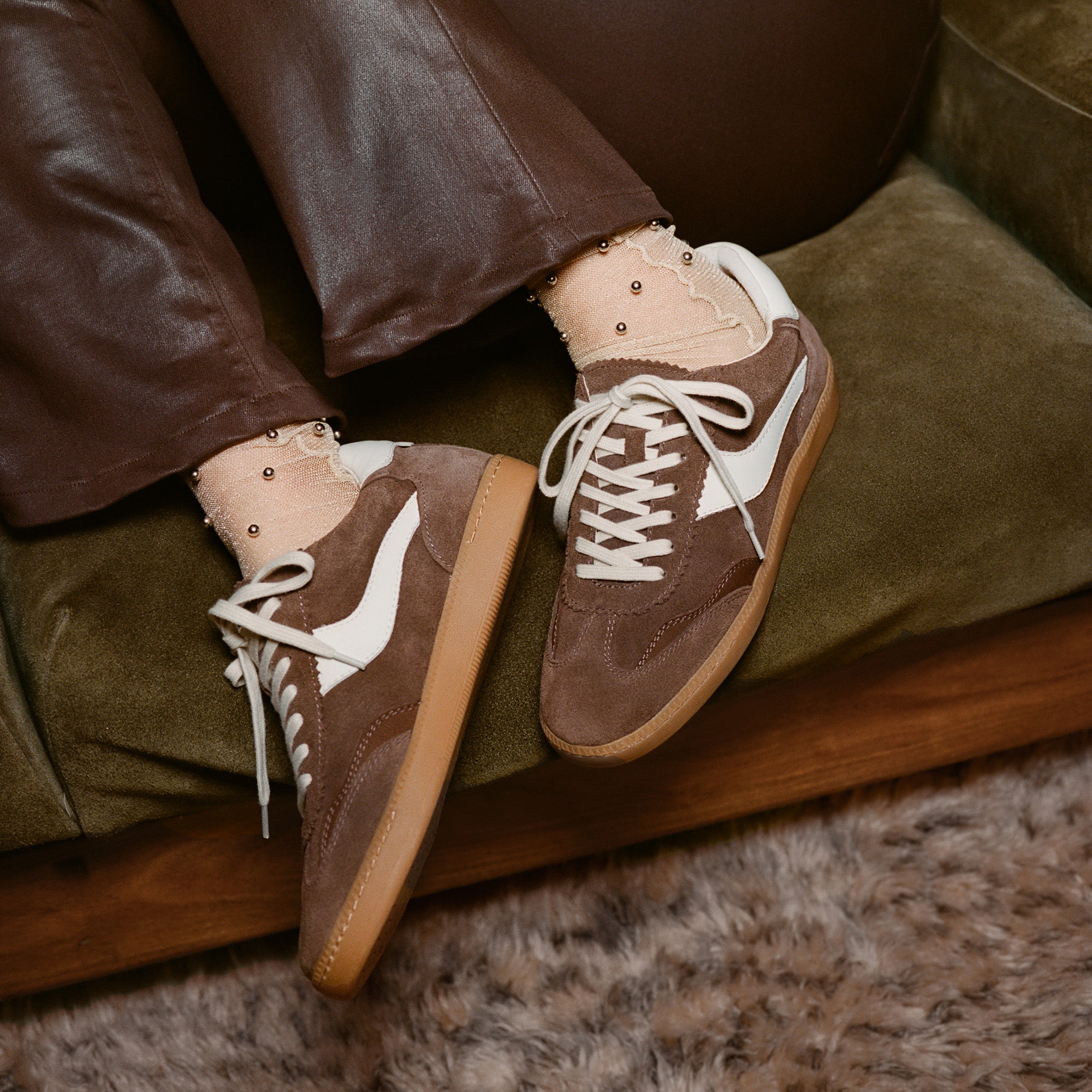 NOTICE SNEAKERS DK BROWN SUEDE - Image 2